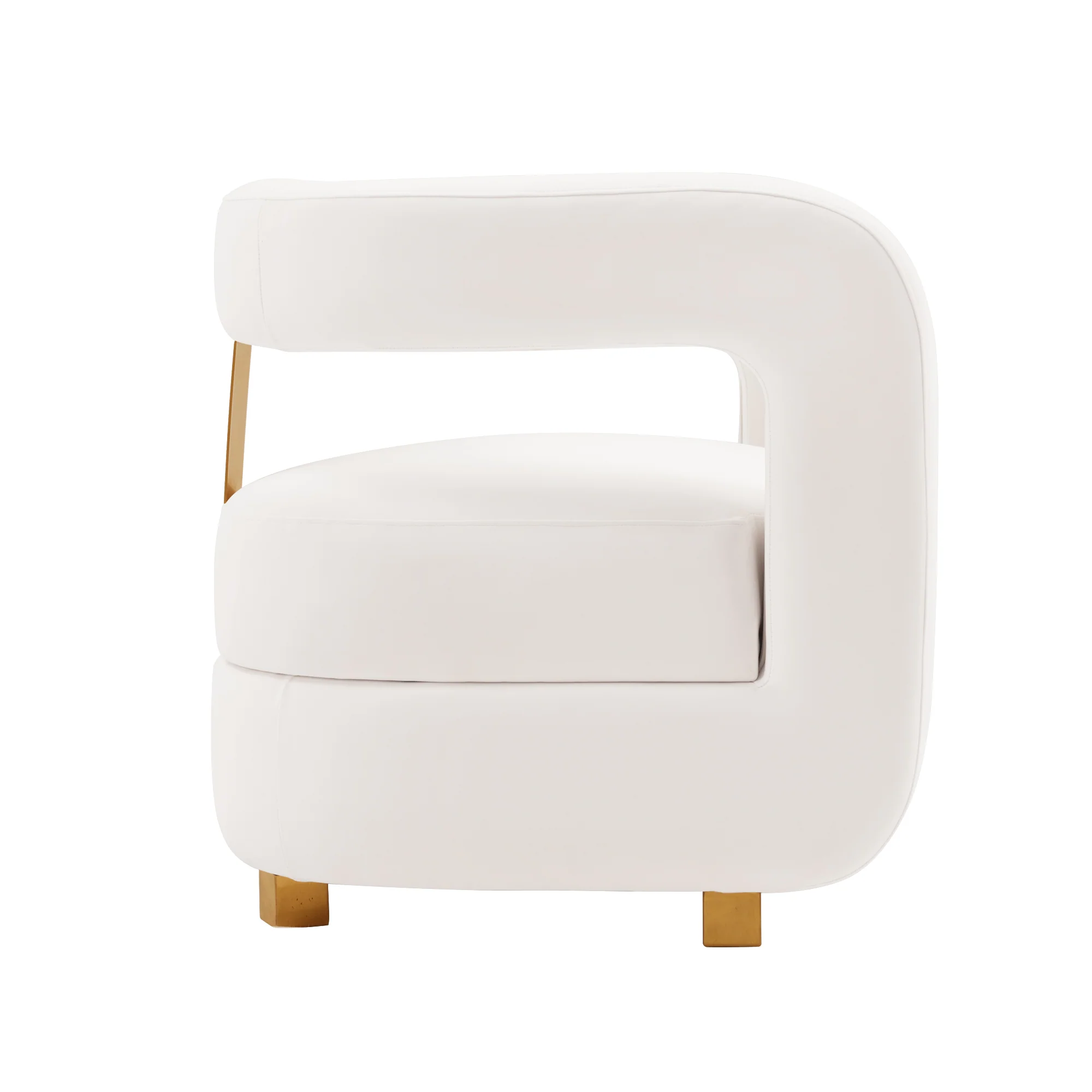 Amirah Accent Chair in White - Image 6