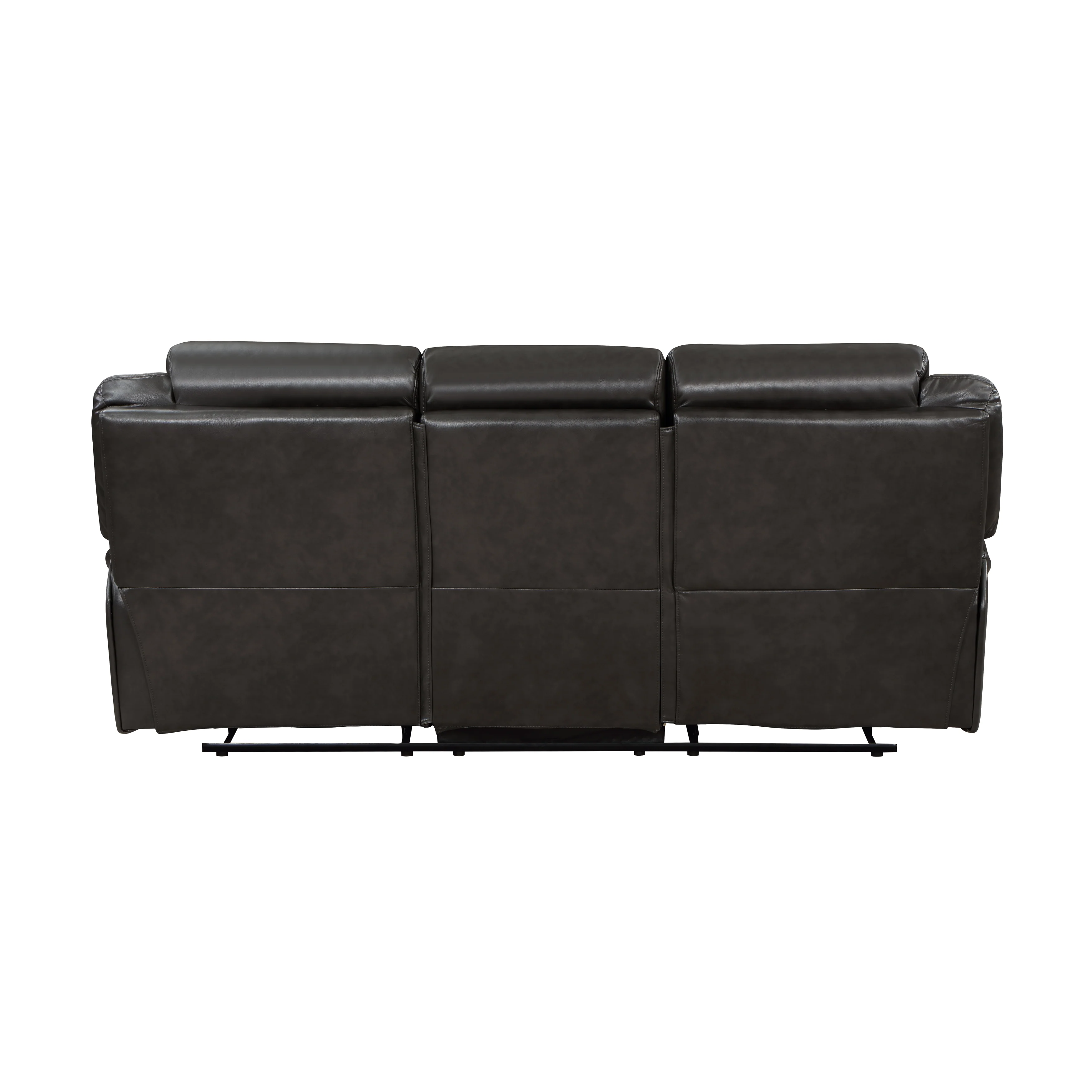 Amite Dark Gray Reclining Sofa & Loveseat - Image 4