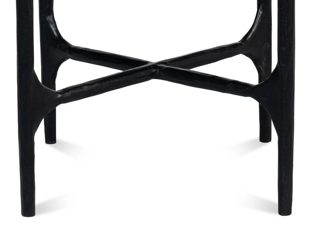 Anapa White Round End Table - Image 6