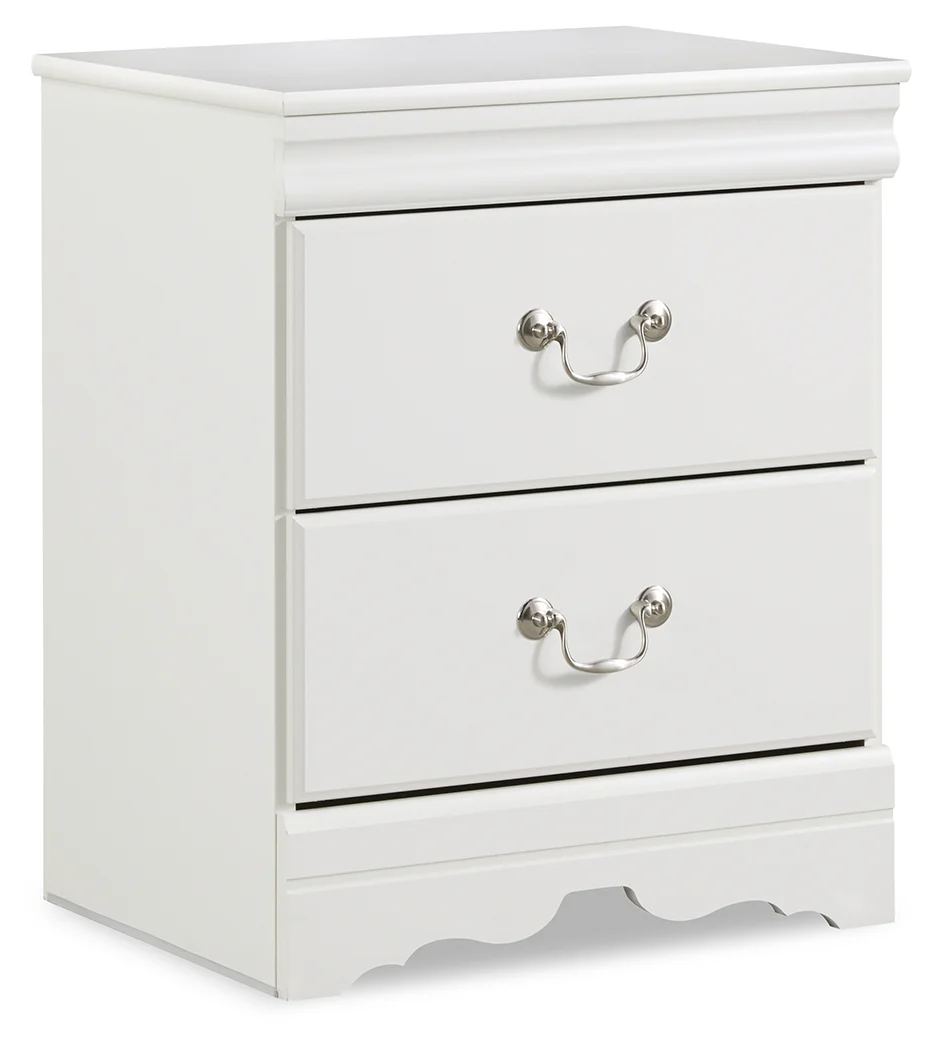 Anarasia White Twin Sleigh Bed, Chest and Nightstand (Online Special Price) - Image 6