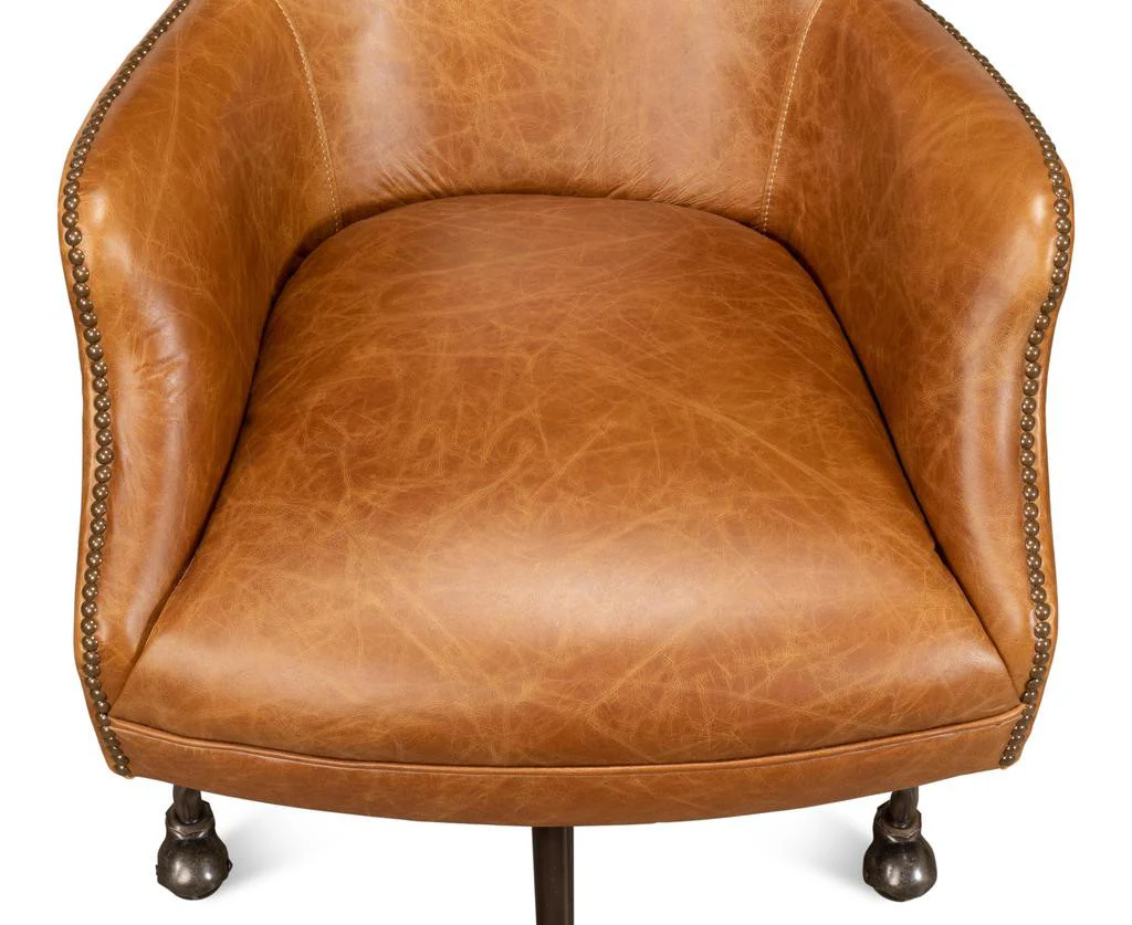 Andrew Jackson Brown Desk Chair - Image 9