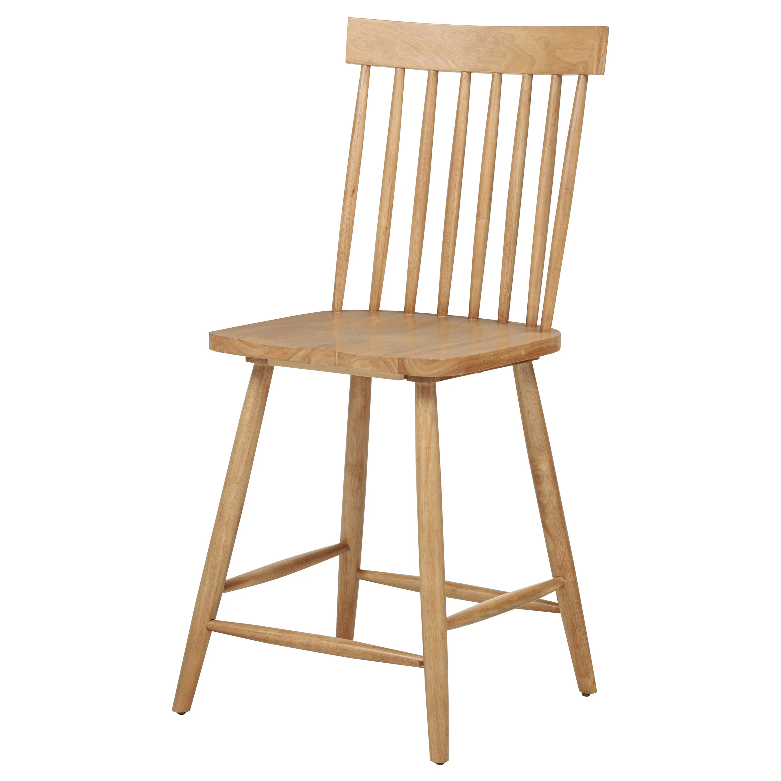 Andrews Light Ash Windsor Counter Height Dining Side Chair (Set of 2) - Image 5