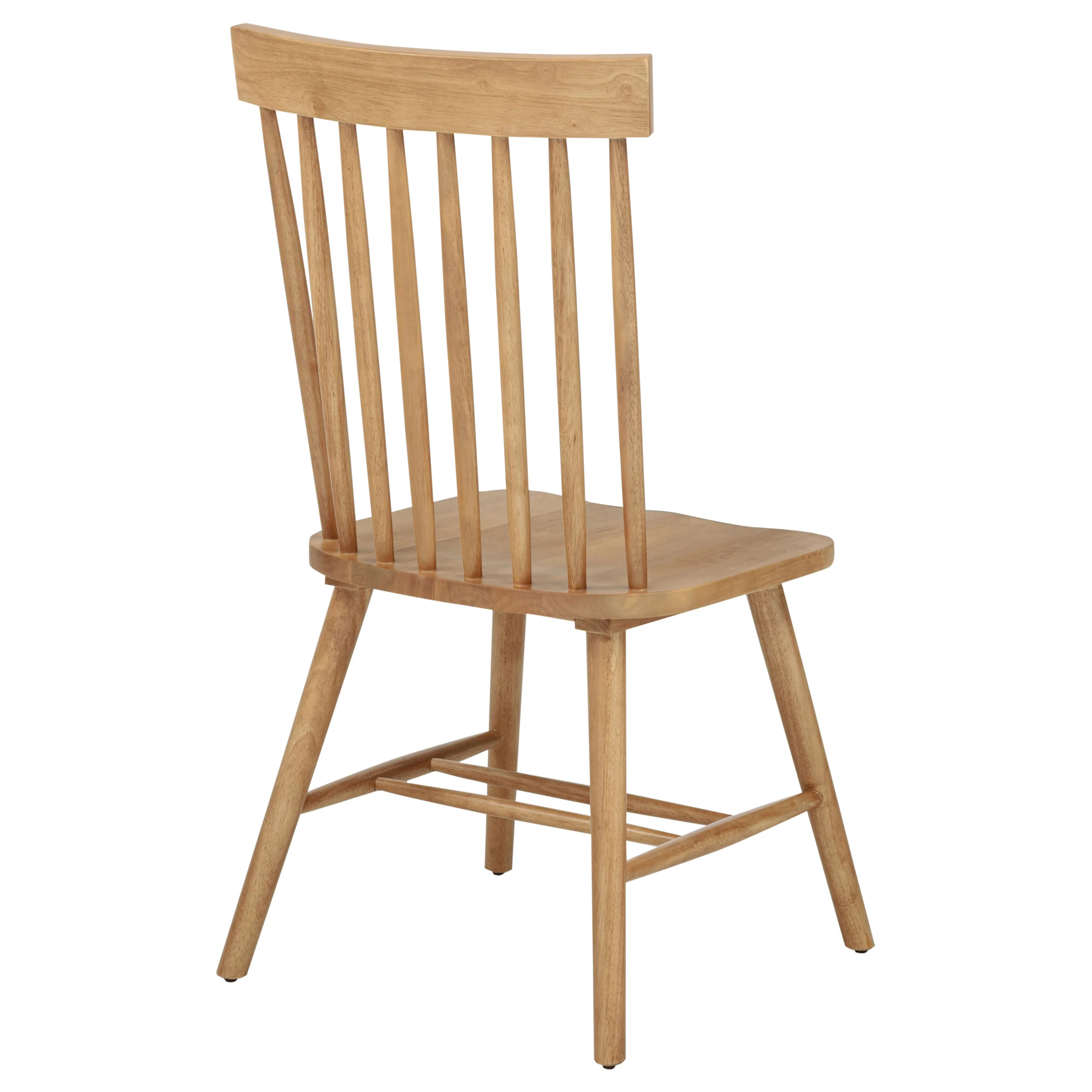 Andrews Light Ash Windsor Spindle Back Dining Side Chair (Set of 2) - Image 9