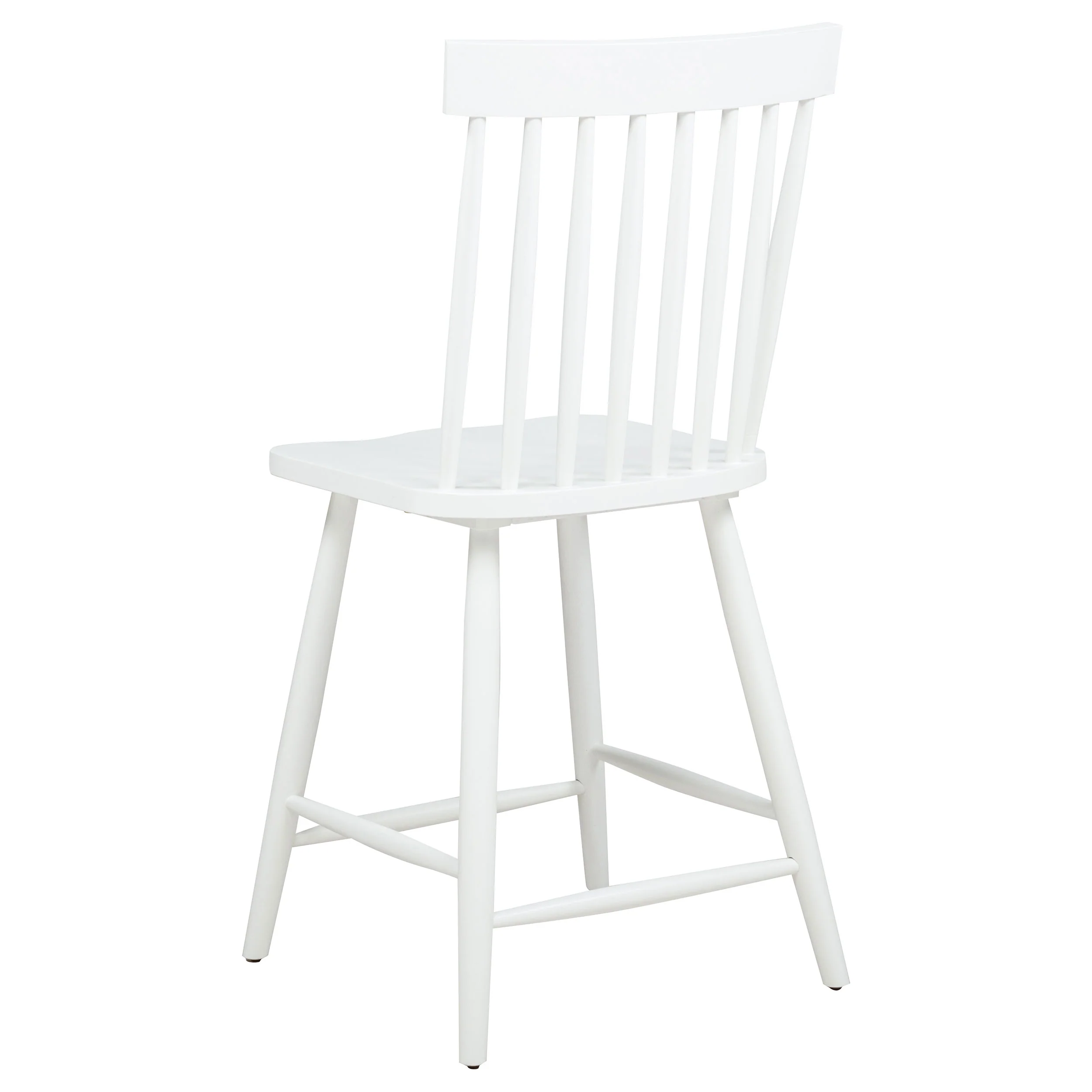 Andrews White Windsor Counter Height Dining Side Chair (Set of 2) - Image 7