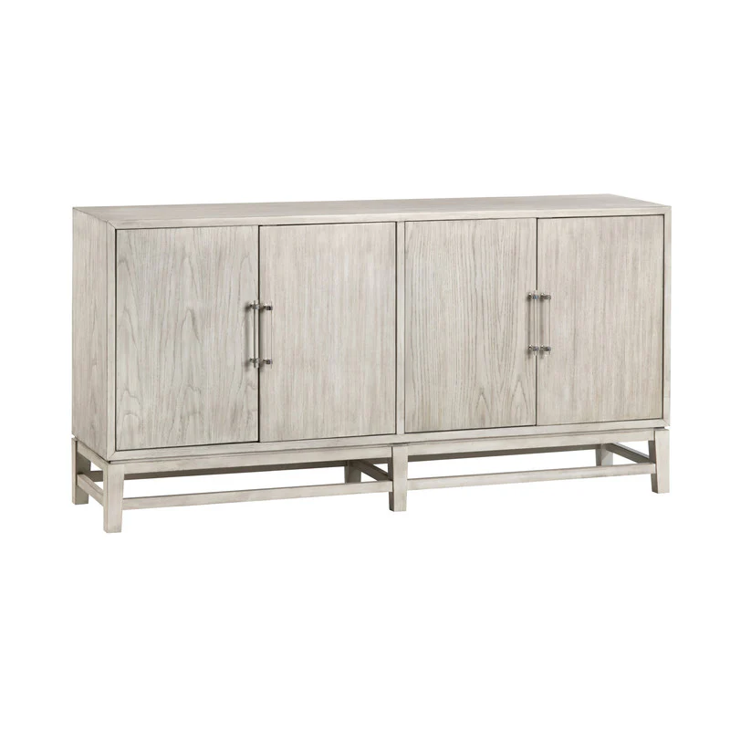 Annabelle Cream/Brown 4 Door Sideboard - Image 3