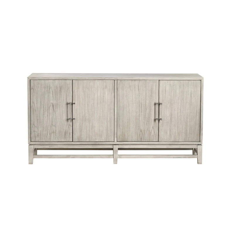 Annabelle Cream/Brown 4 Door Sideboard - Image 5