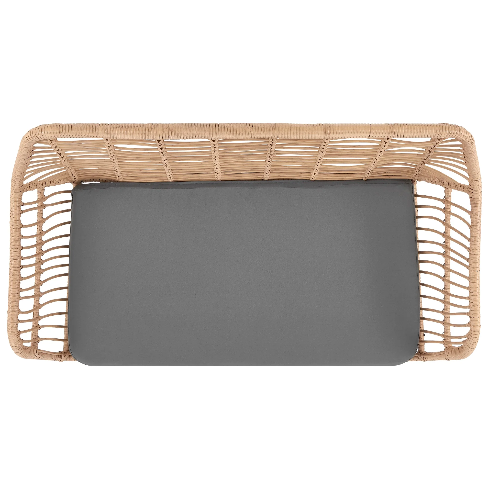 Antibes 2.0 Patio 4-Person Conversation Set with Coffee Table with Grey Cushions - Image 9