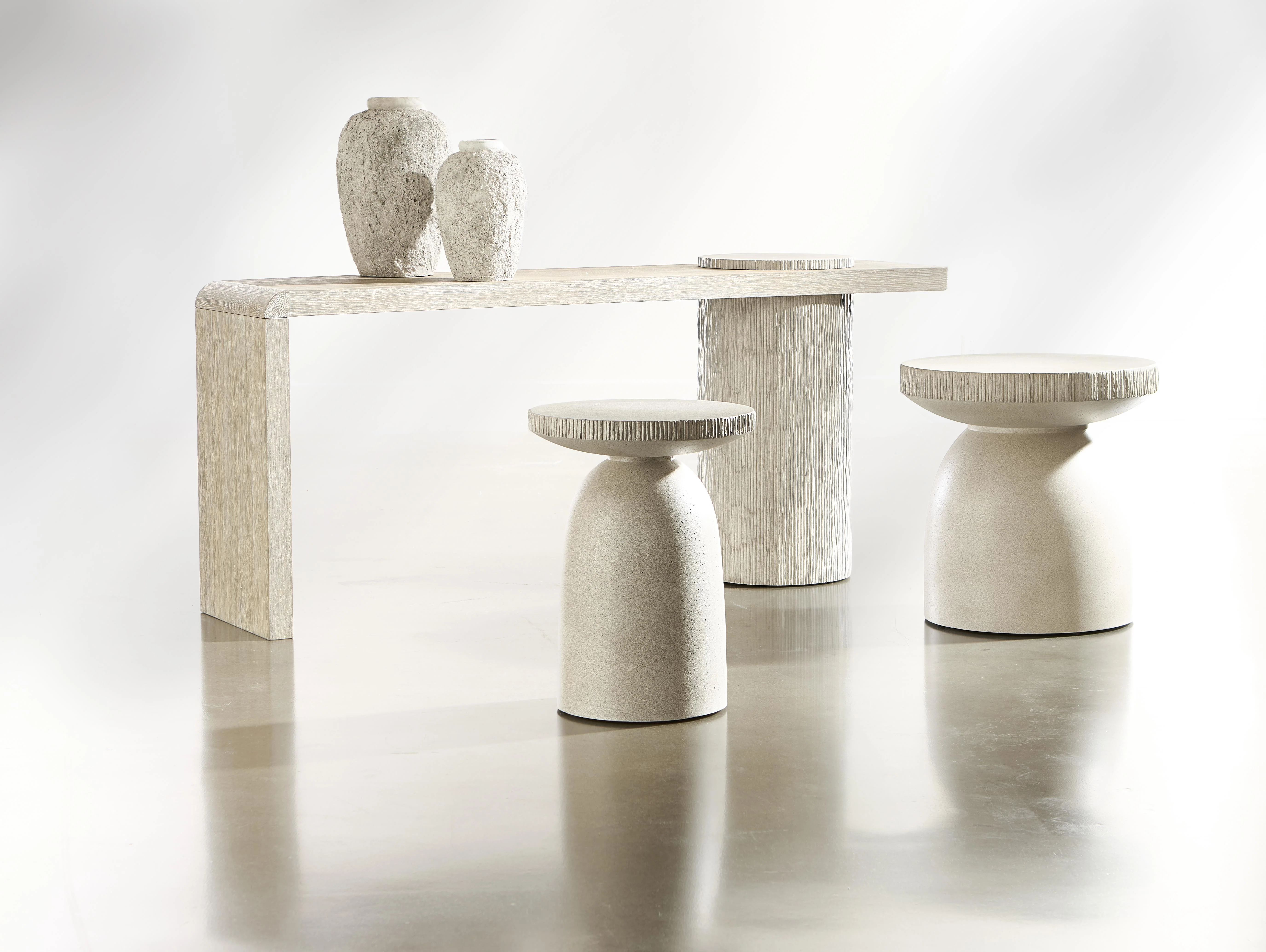 Antibes Pumice/Roz Console Table 76" - Image 8