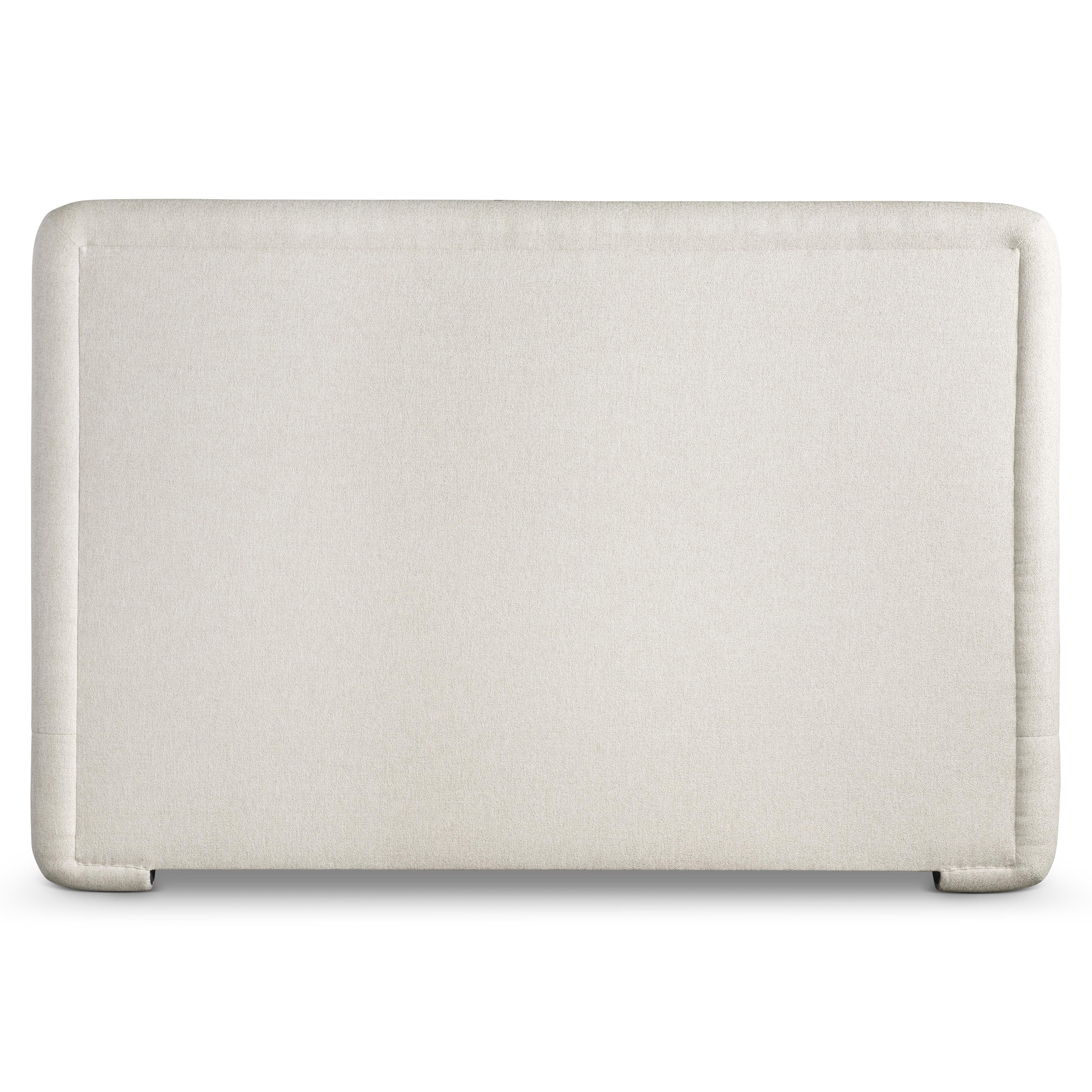 Antibes White/Cream California King Panel Bed - Image 4