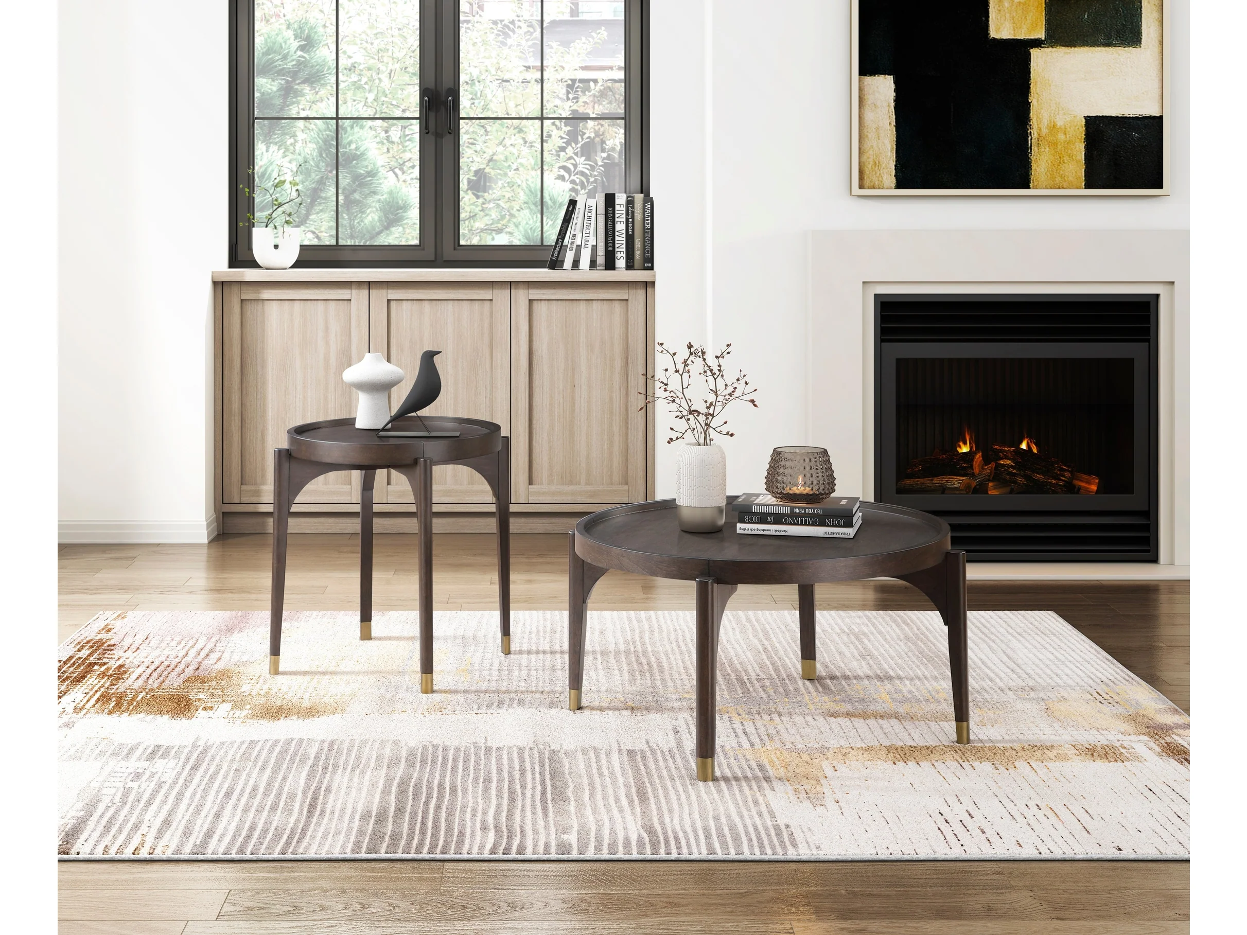 Anton Dark Brown End Table
