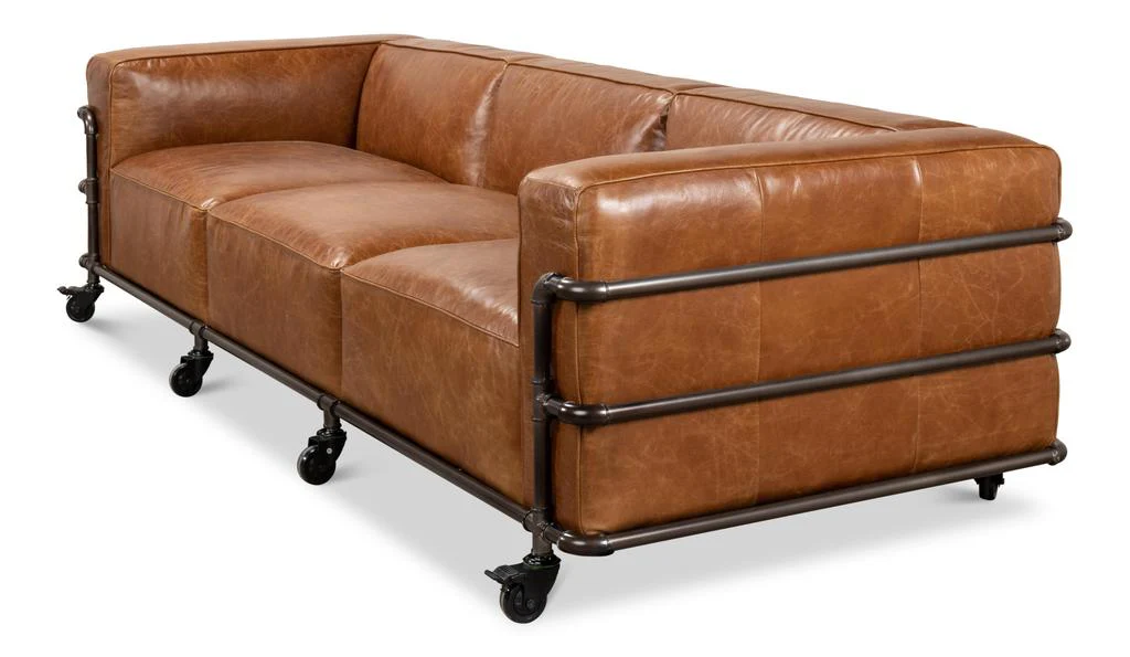 Antwerp Brown Sofa - Image 3