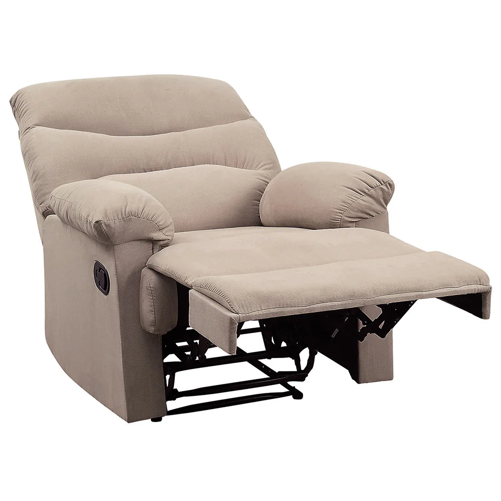 Arcadia Beige Woven Fabric Recliner (Motion) - Image 10
