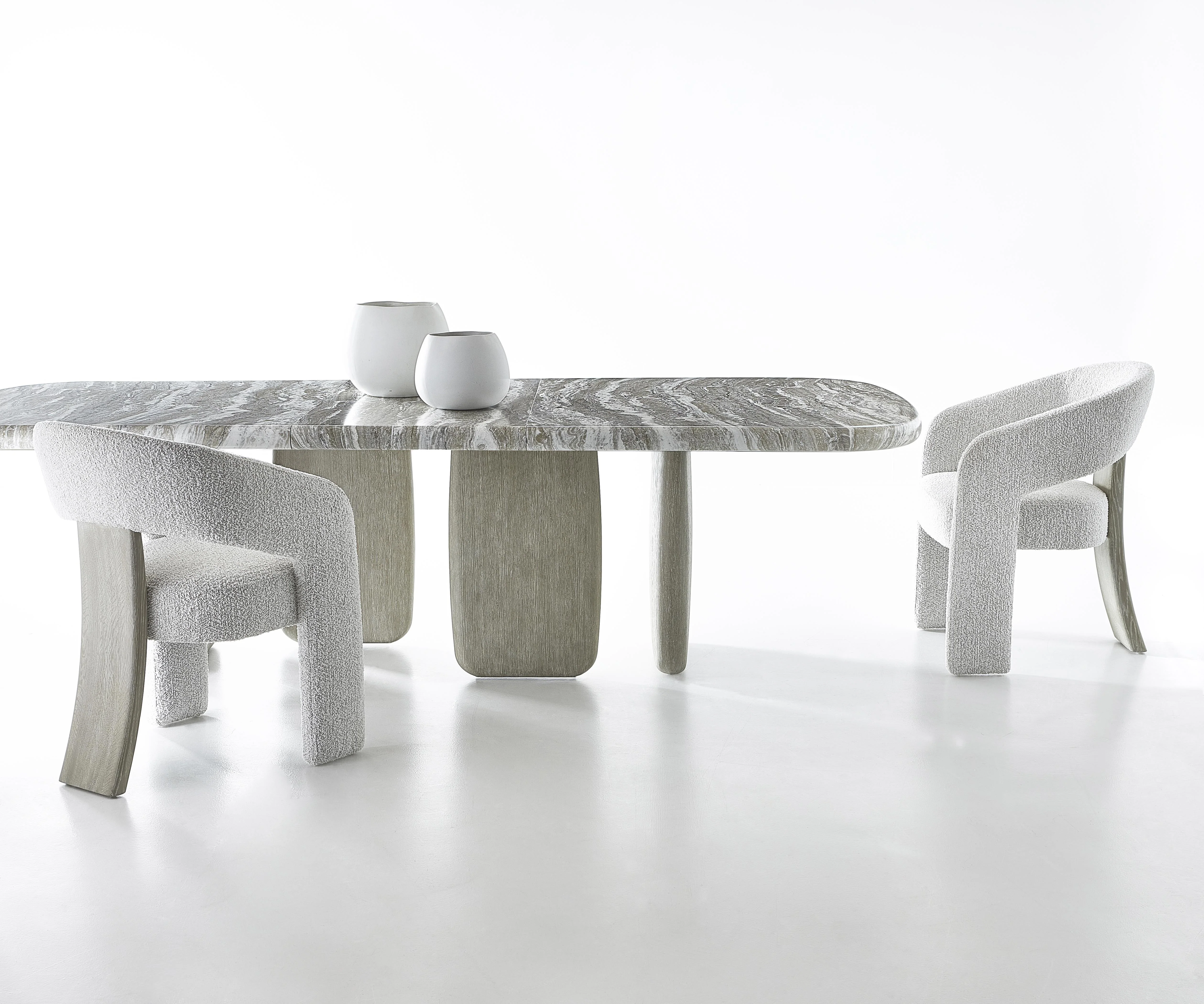 Arcadia Clay/Kalta Faux Stone Dining Table - Image 8
