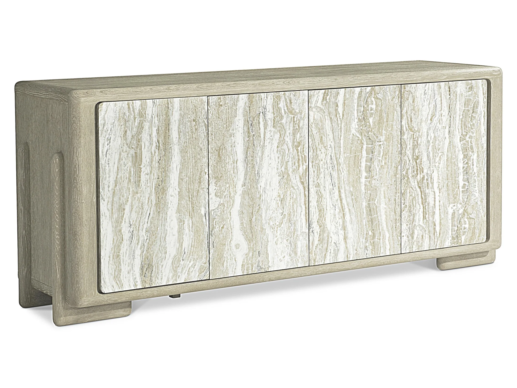 Arcadia Kalta Faux Stone/Clay Entertainment Credenza