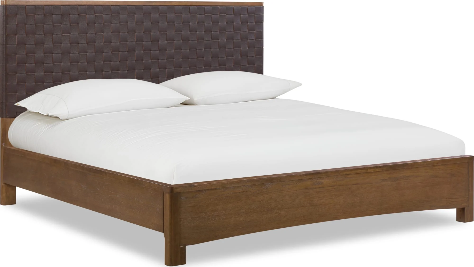 Arden Tavern Brown California King Platform Bed - Image 3