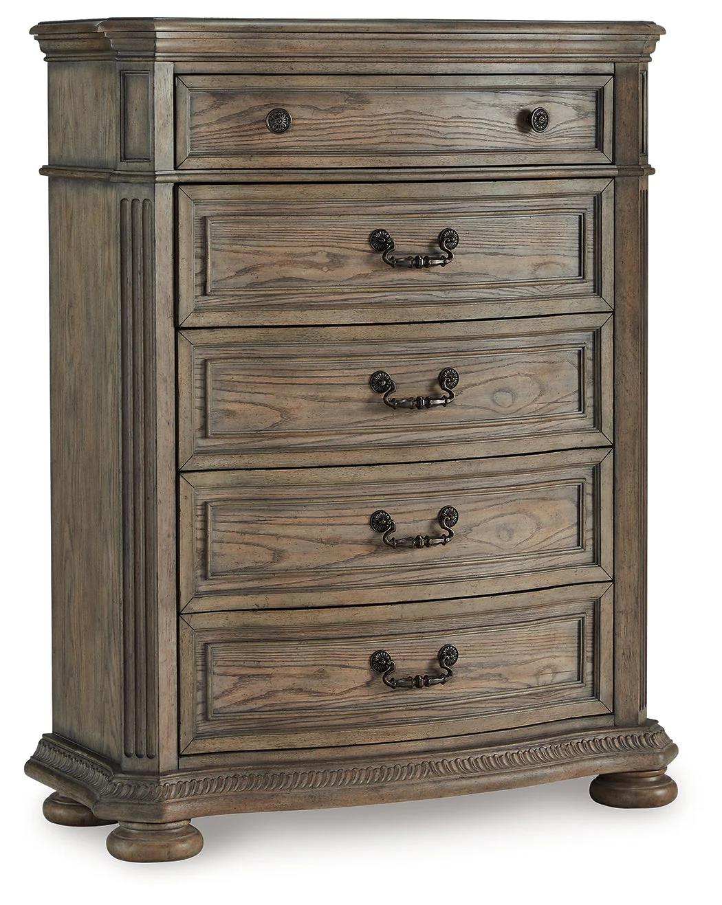 Ardenfield Light Brown California King Sleigh Bedroom Set with Chest and Nightstand (Online Special Price) - Image 3
