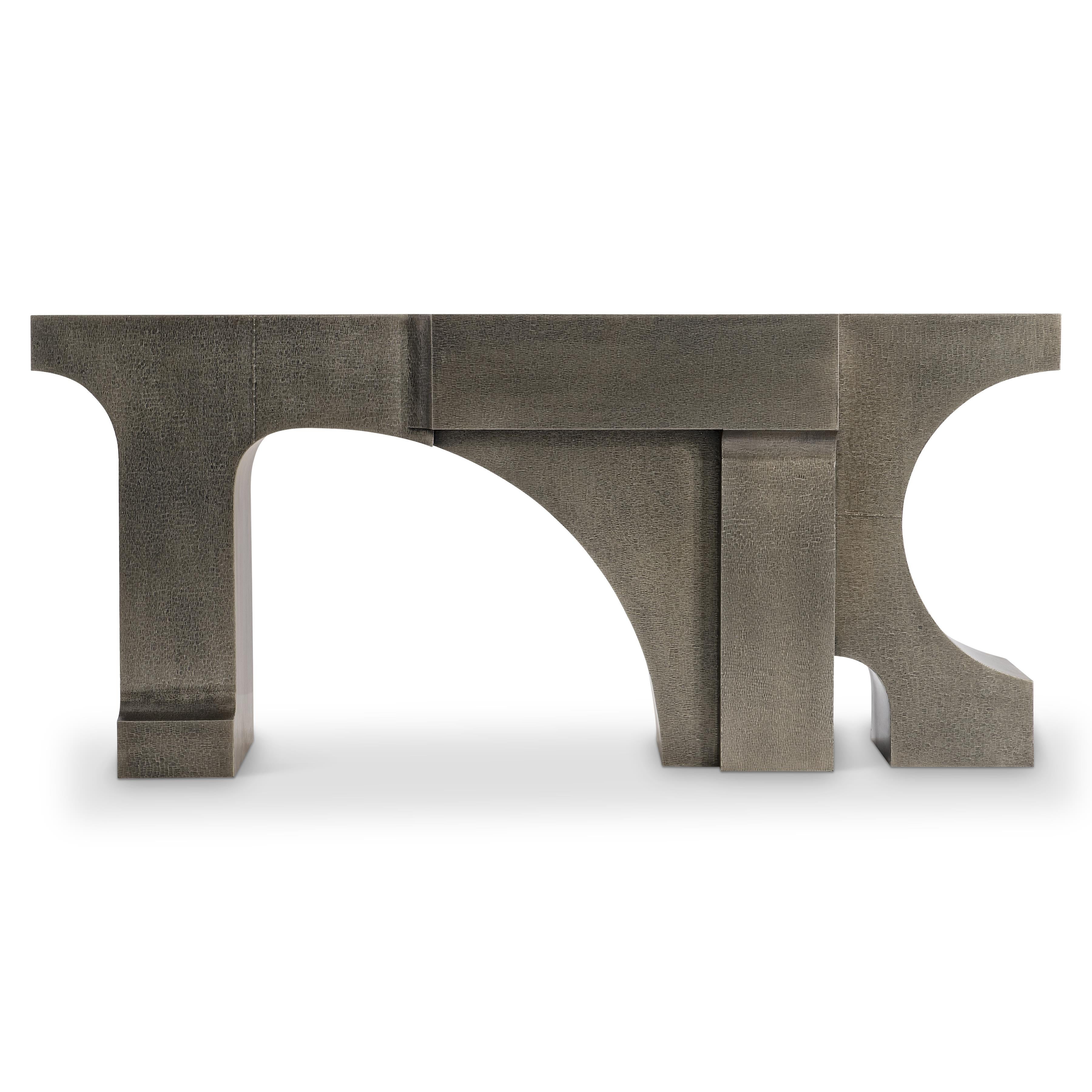 Argos Aged Brass Console Table - Image 3