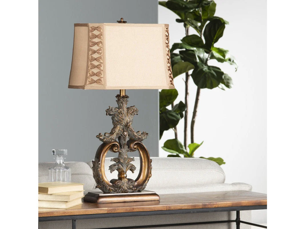 Aria Gold Table Lamp (Set of 2)