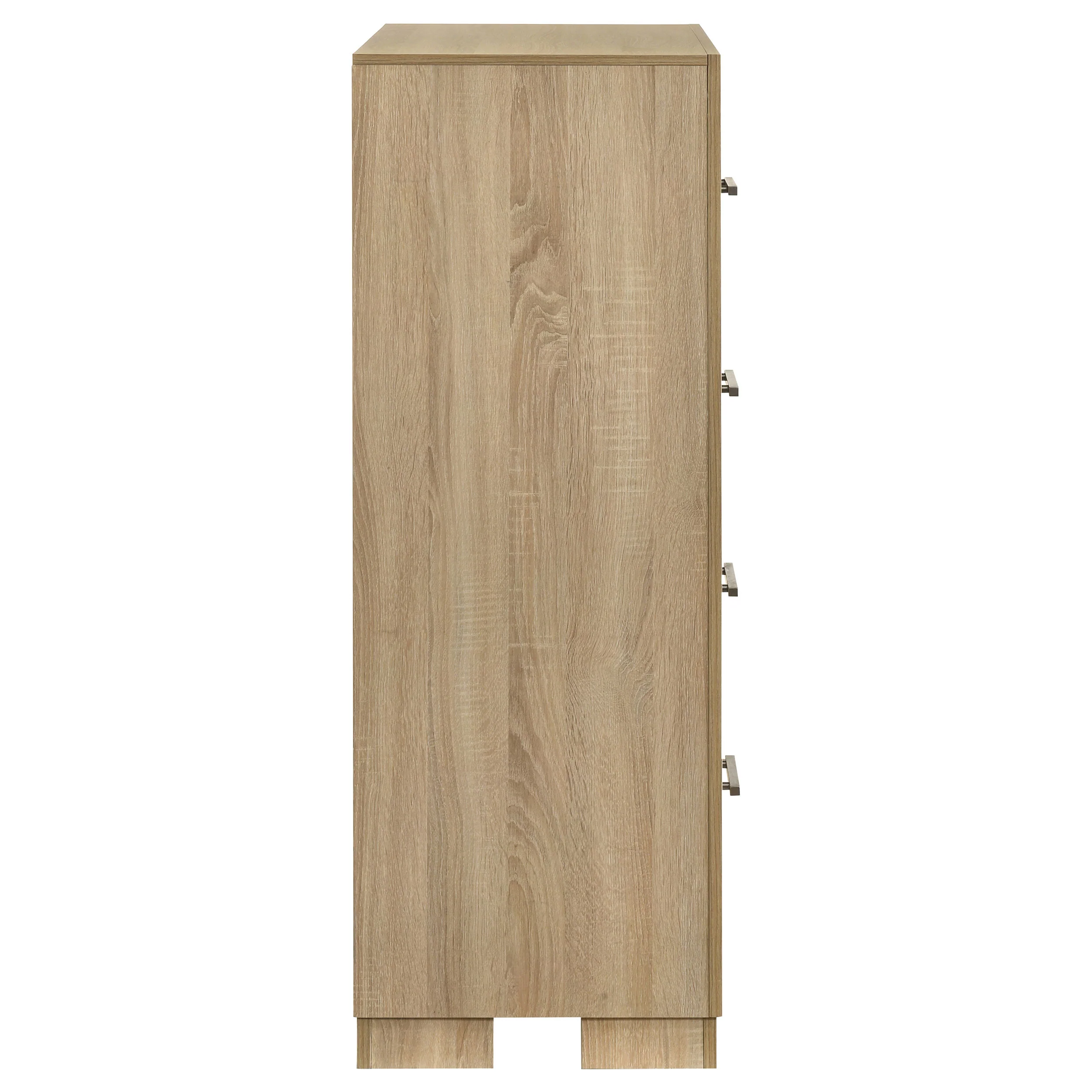 Arielle Light Oak 4-drawer Bedroom Chest of Drawers - Image 6