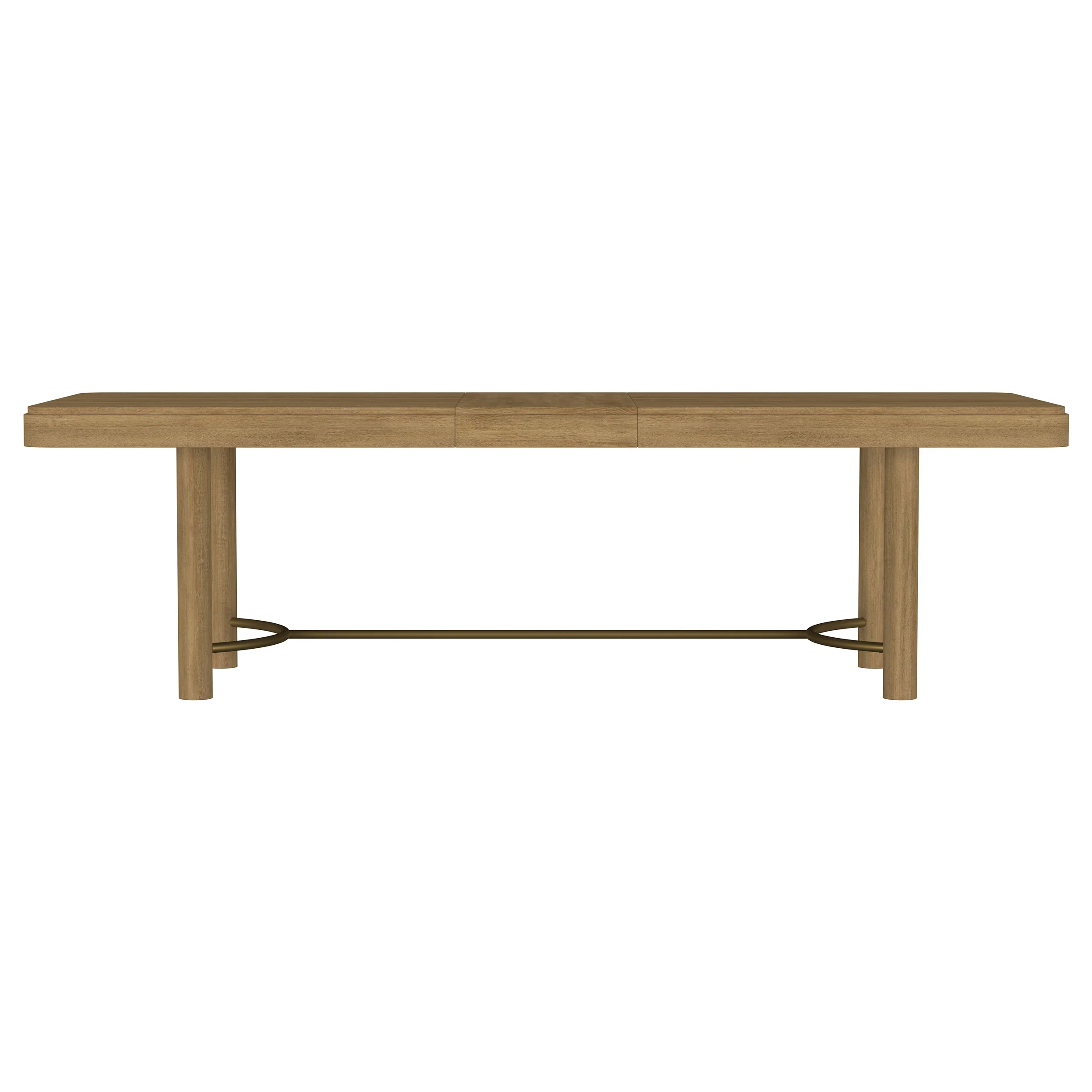 Arini Sand Wash 104-inch Extension Leaf Dining Table - Image 4