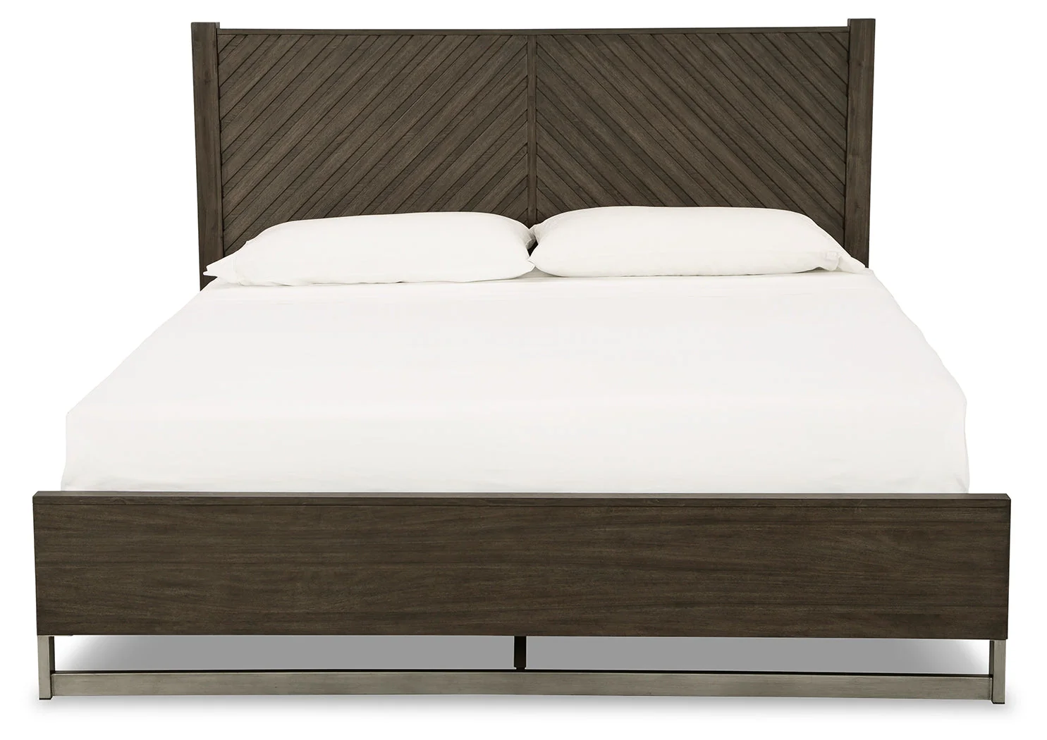 Arkenton Grayish Brown King Panel Bed, Dresser and Mirror (Online Special Price) - Image 5