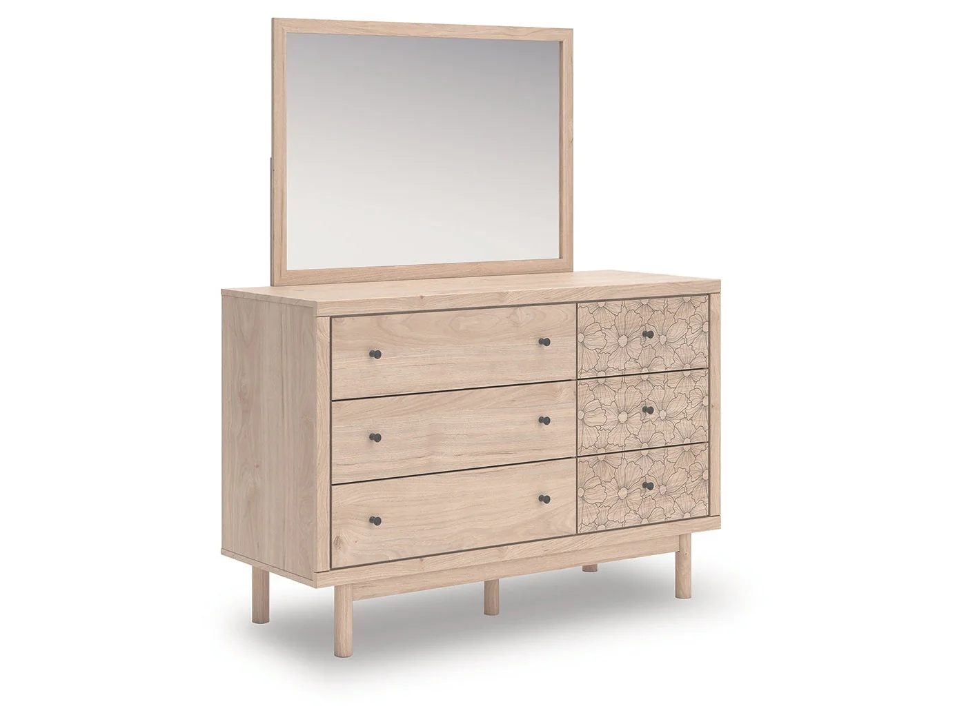 Arloster Tan Dresser and Mirror (Online Special Price) - Image 2