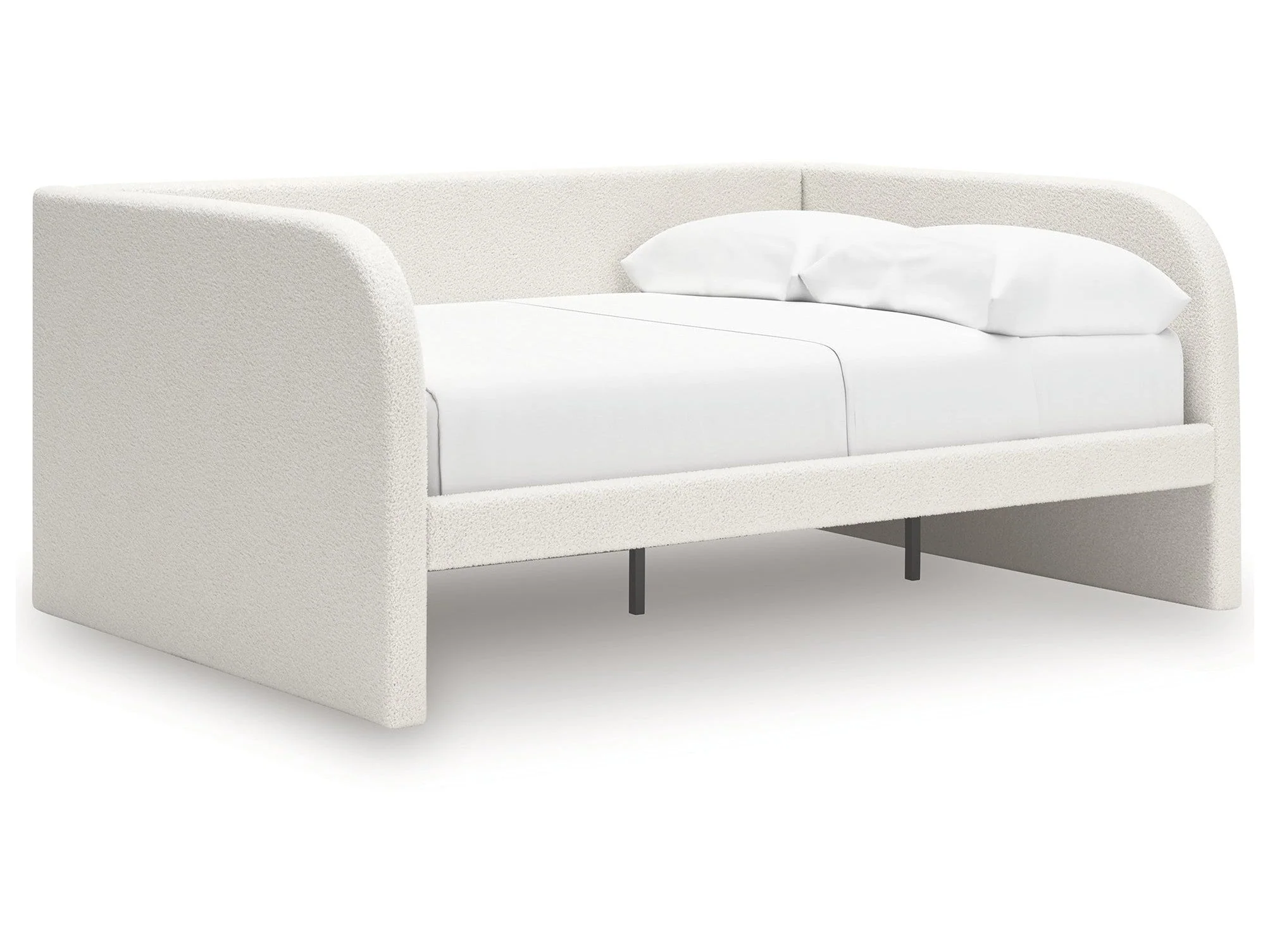 Arloster Tan/White Full Upholstered Day Bed (Online Special Price) - Image 2