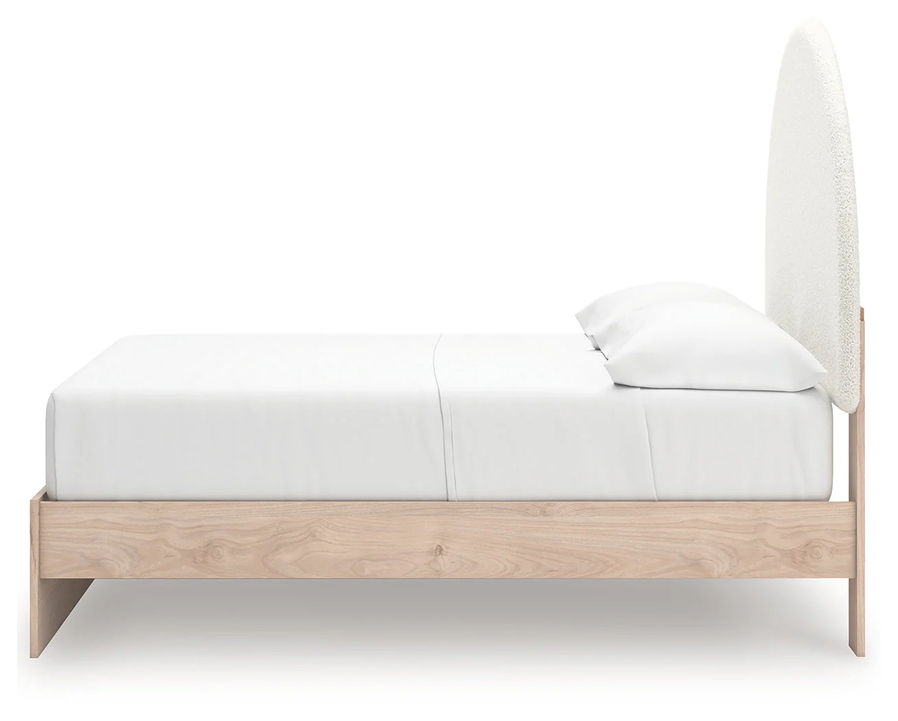 Arloster Tan/White Full Upholstered Panel Bed with Storage (Online Special Price) - Image 7