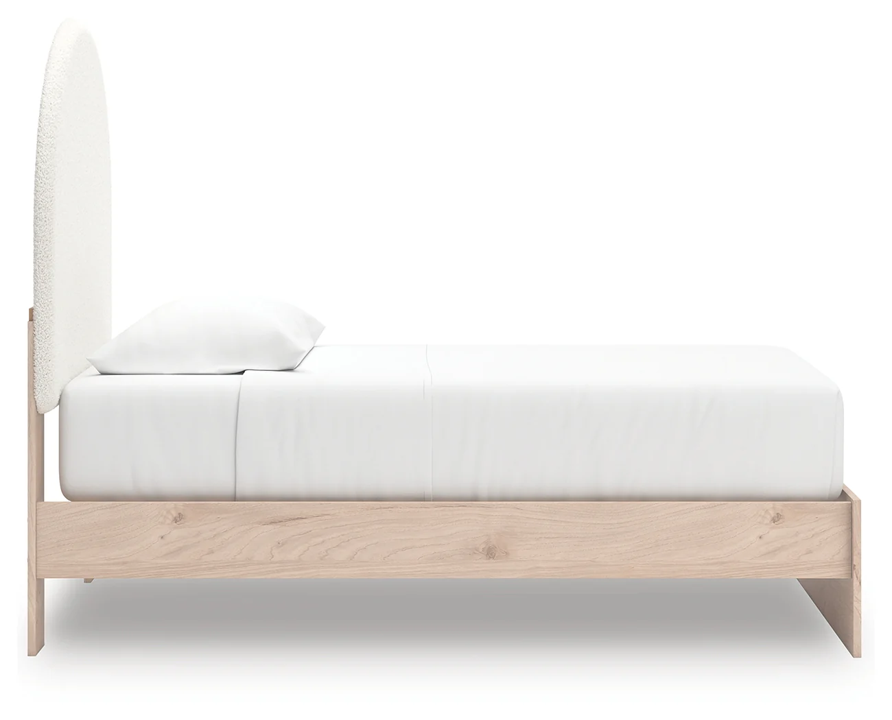 Arloster White/Tan Twin Upholstered Panel Bed, Dresser and Mirror (Online Special Price) - Image 11