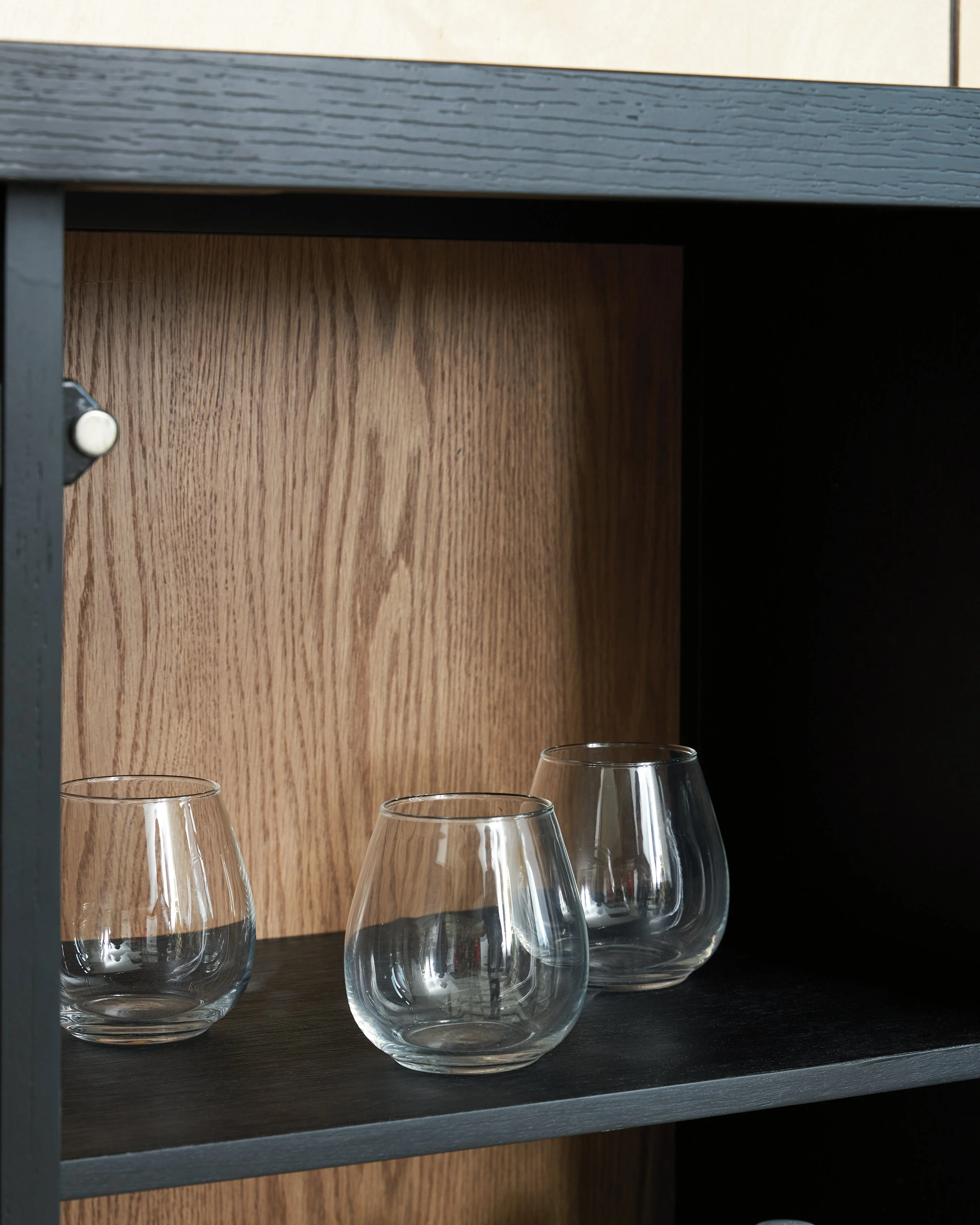 Armenleigh Black/Brown Bar Cabinet (Online Special Price) - Image 5
