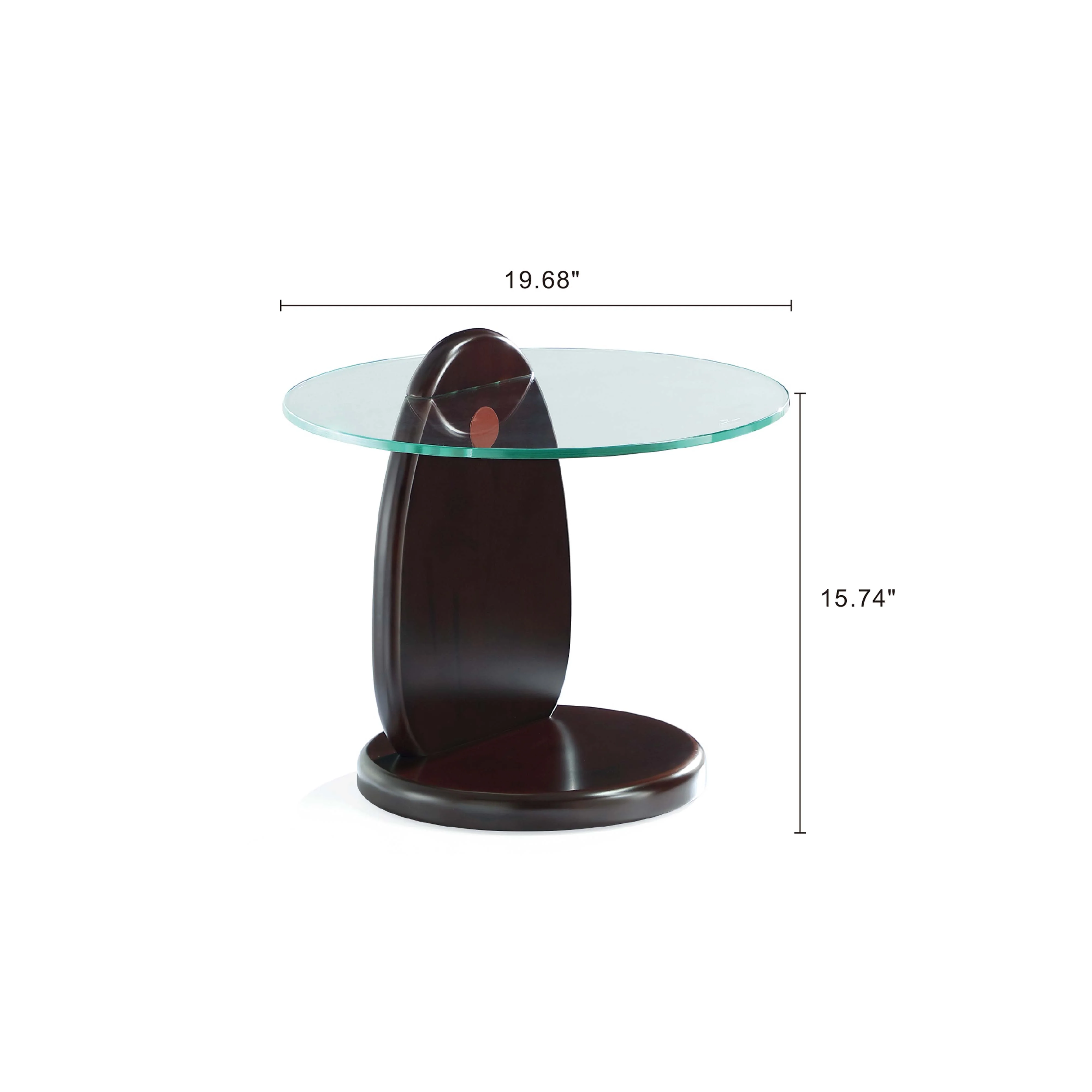 Artesia Coffee Table and End Table in Dark Walnut (set of 2) - Image 5