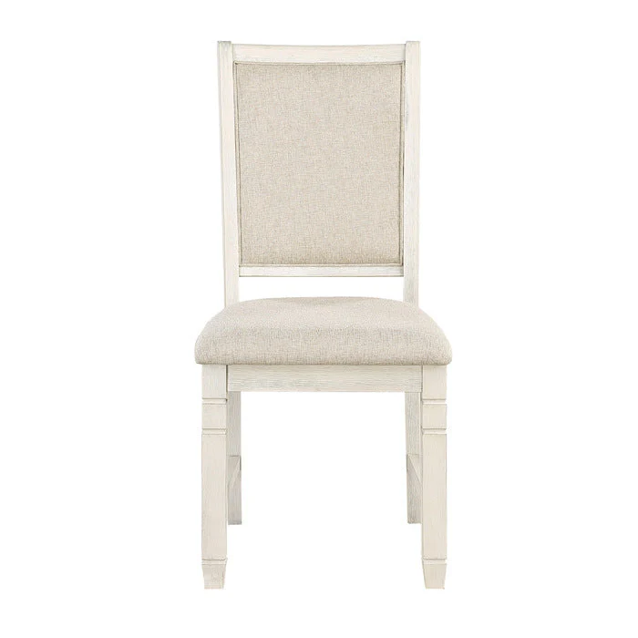 Asher Antique White Side Chair (Set of 2) - Image 6
