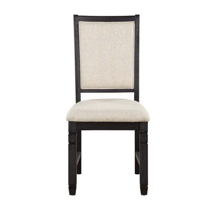 Asher Black/Brown Side Chair (Set of 2) - Image 6