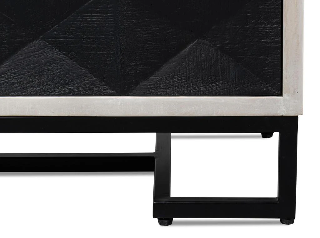 Asiger Black Four Door Sideboard - Image 7