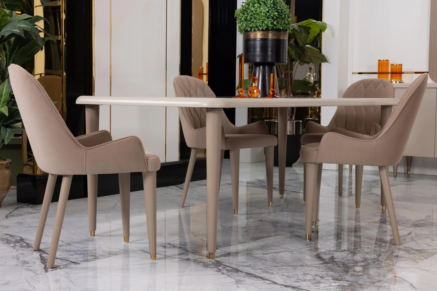 Asos Beige Dining Table - Image 3