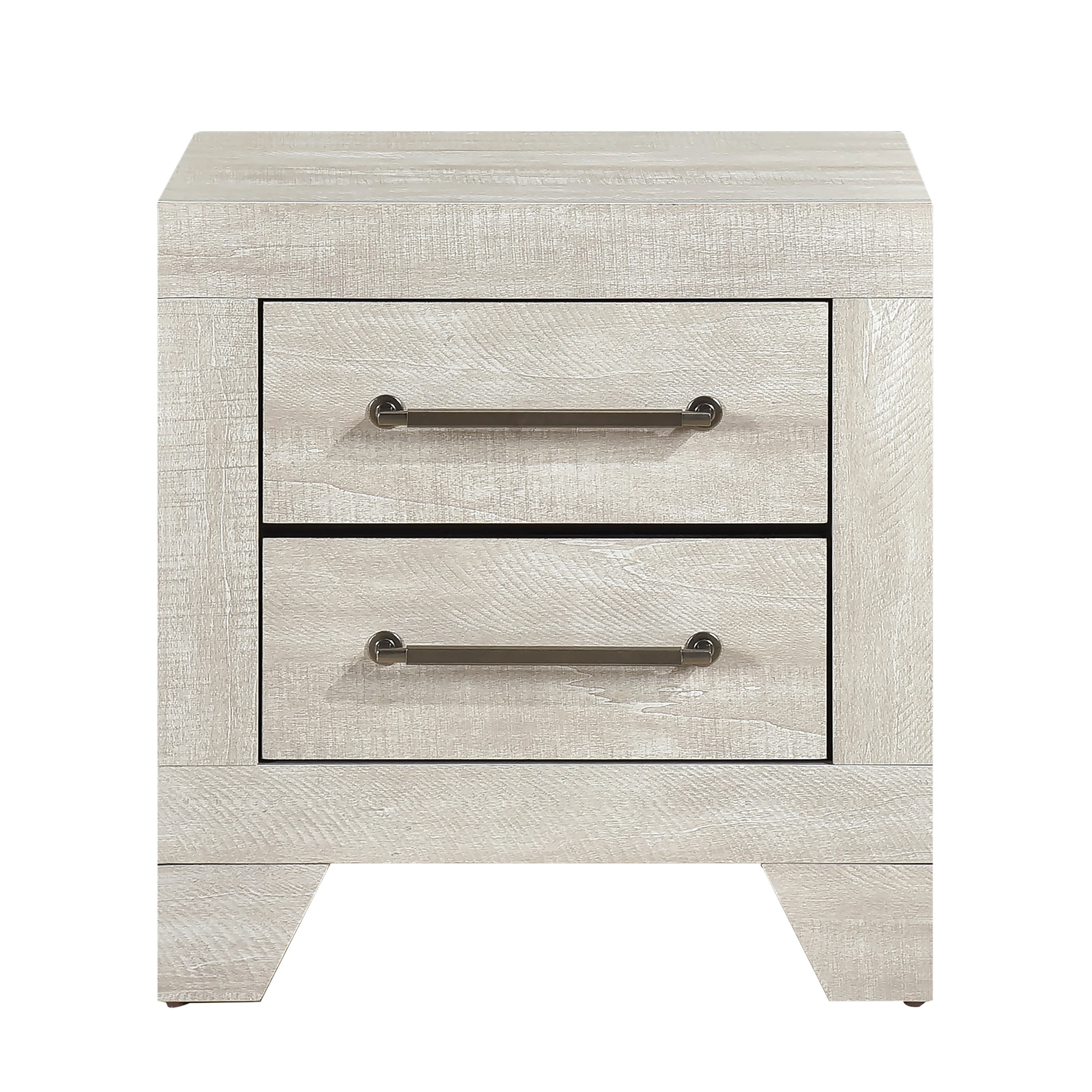 Aspen Dusty Gray Oak 4-Piece Queen Bedroom Set - Image 7