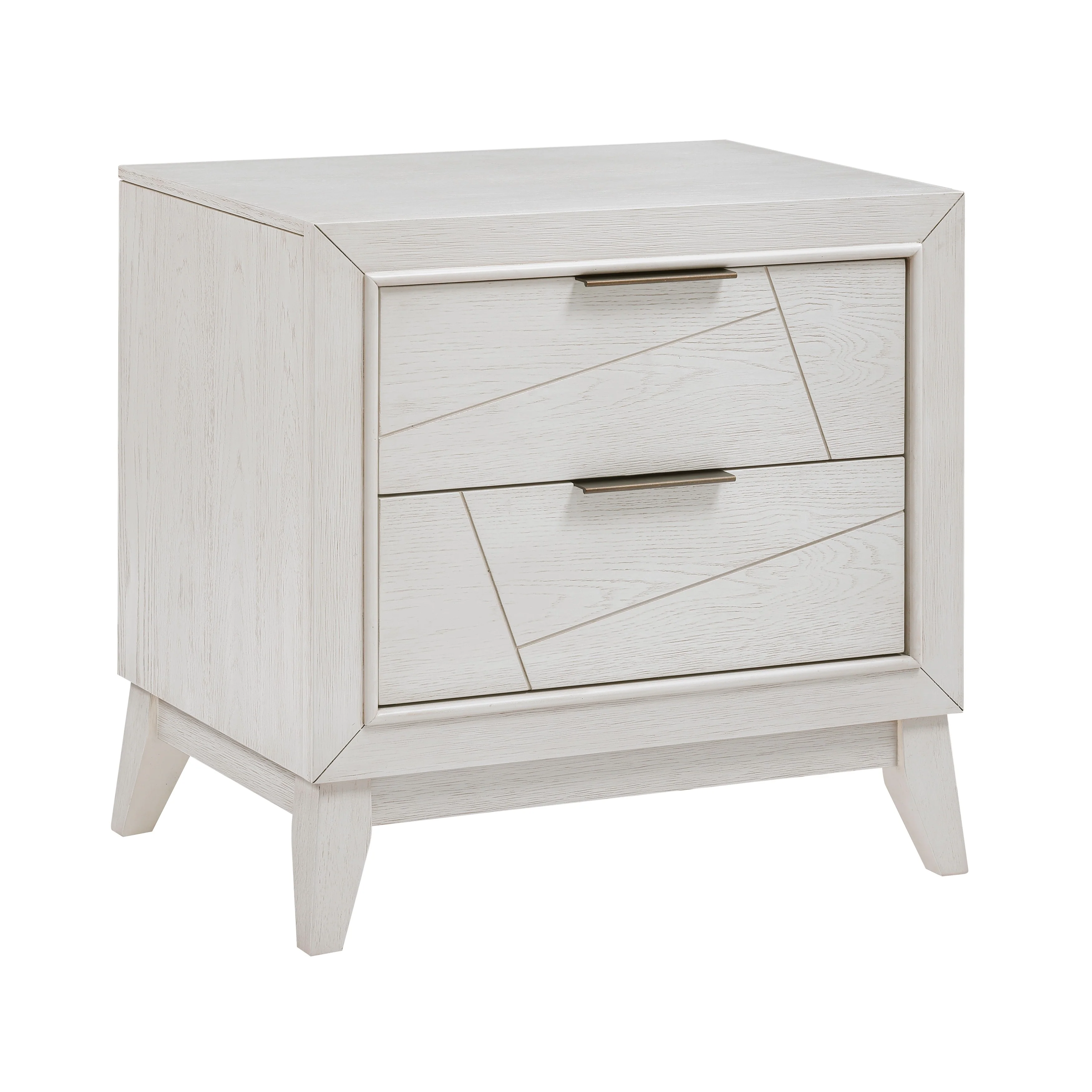 Asteria Antique White/Ivory 5-Piece Queen Bedroom Set - Image 7