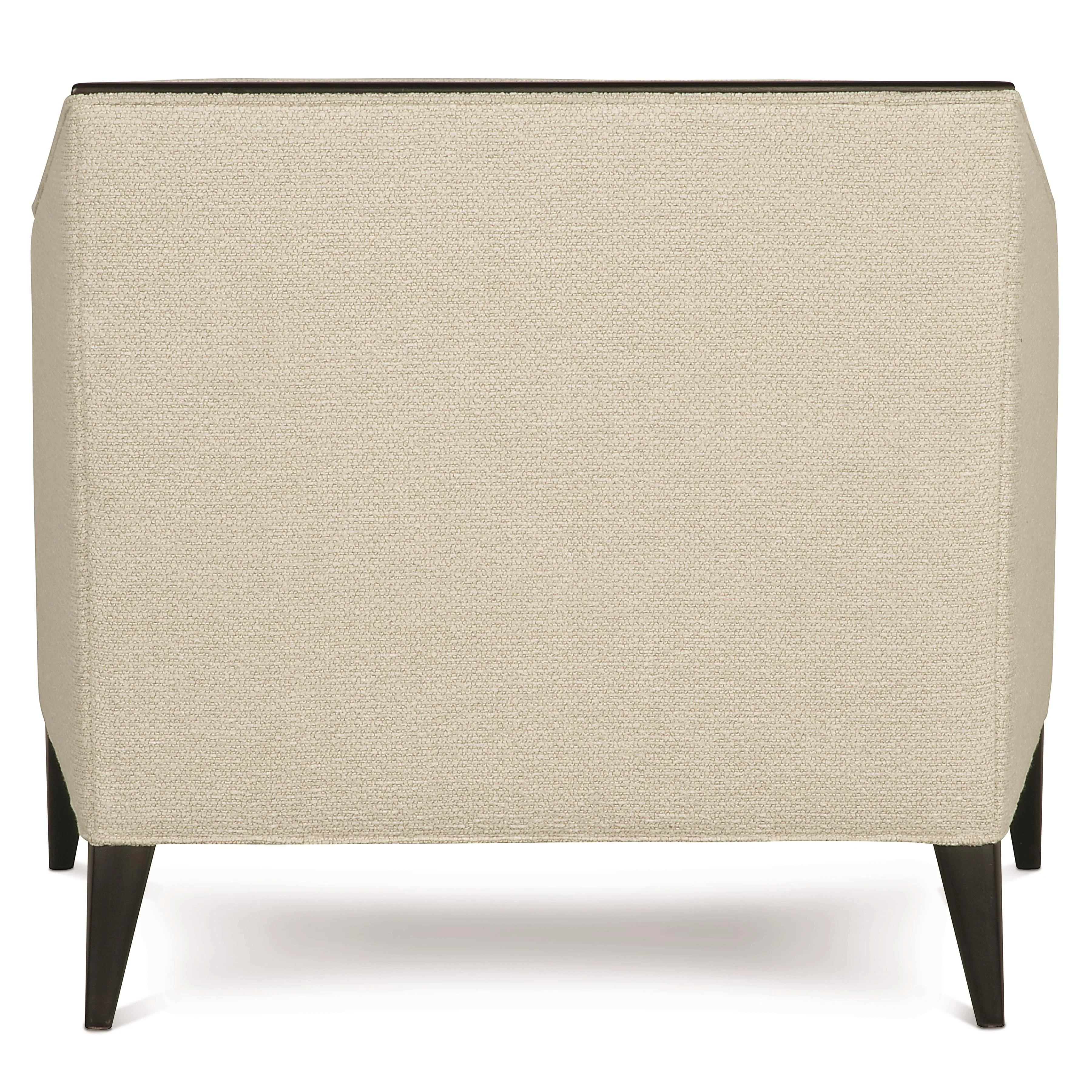 Aubree White/Cream Fabric Chair - Image 3