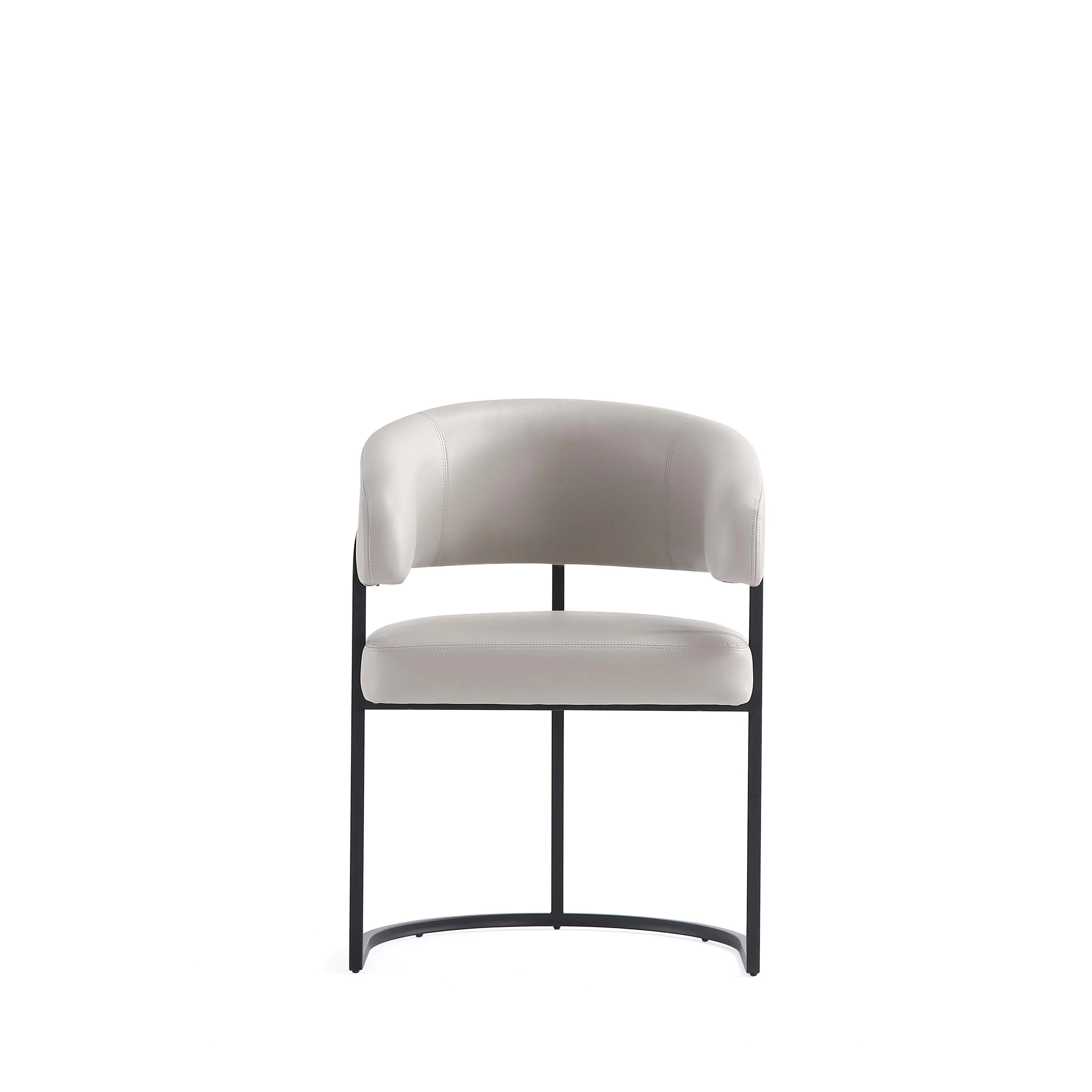 Augusta Dining Chair in Light Grey (set of 2) - Image 6