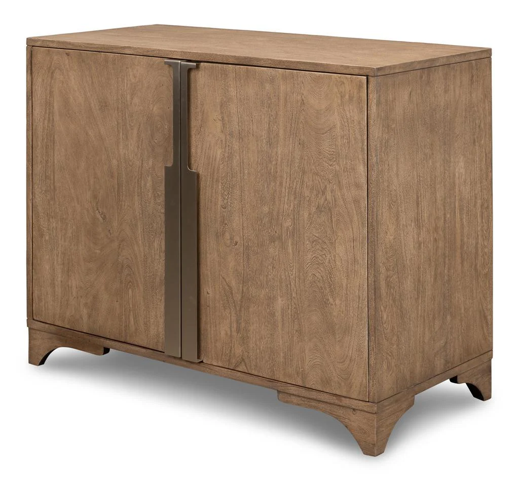 Augustus Tan Two Door Cabinet - Image 9