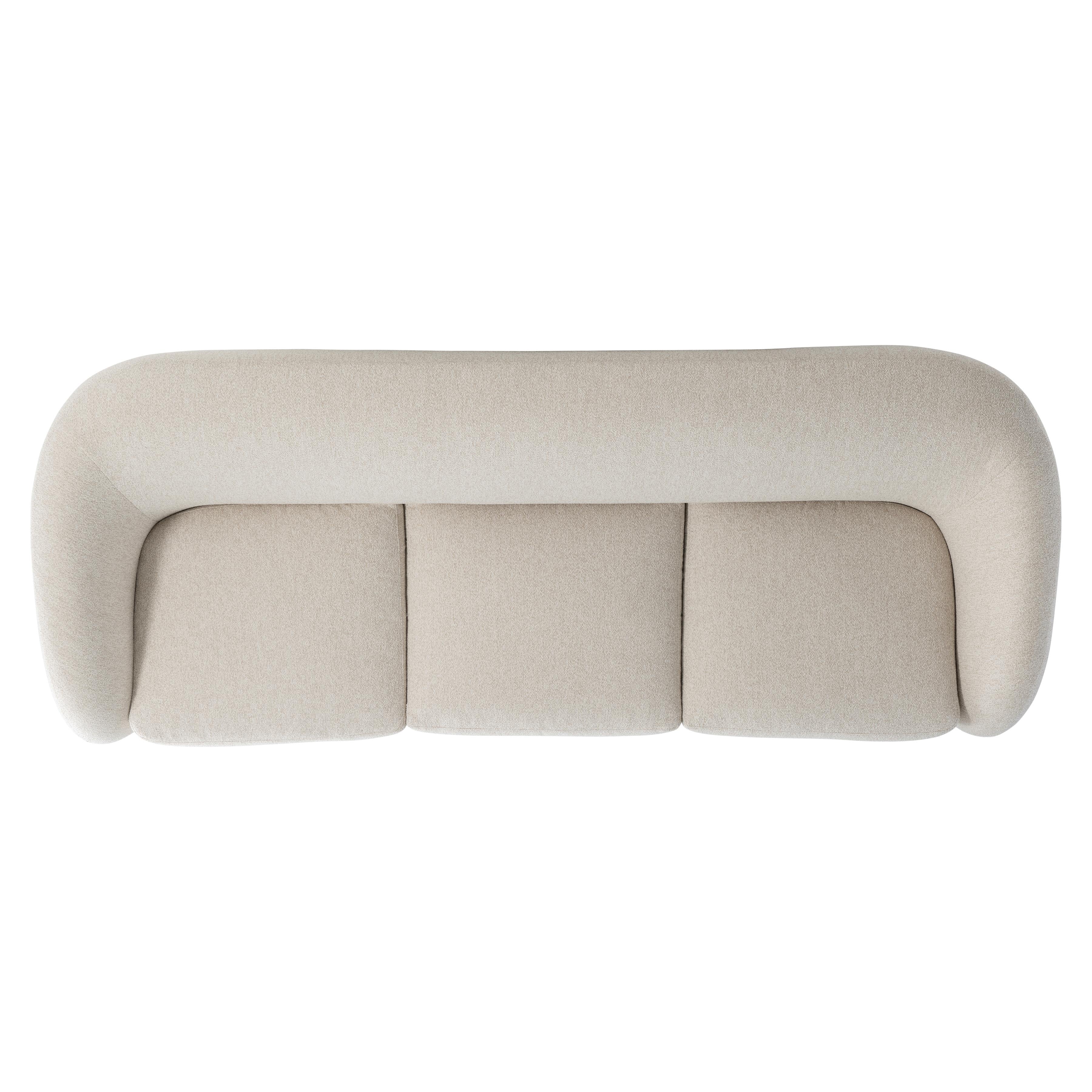Austen Beige/Tan Fabric Sofa - Image 10