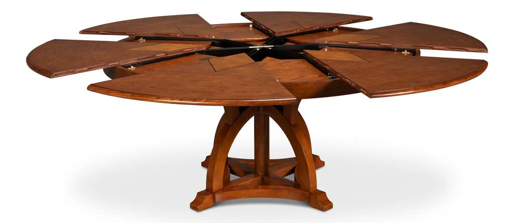 Austin Jupe Brown Large Dining Table - Image 7