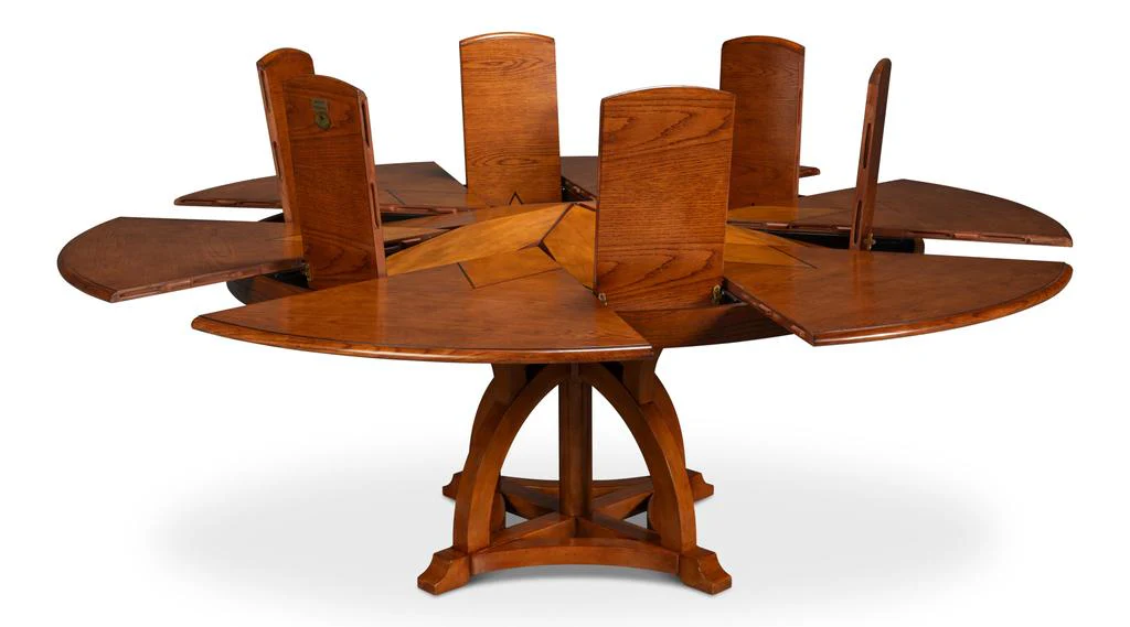 Austin Jupe Brown Large Dining Table - Image 8