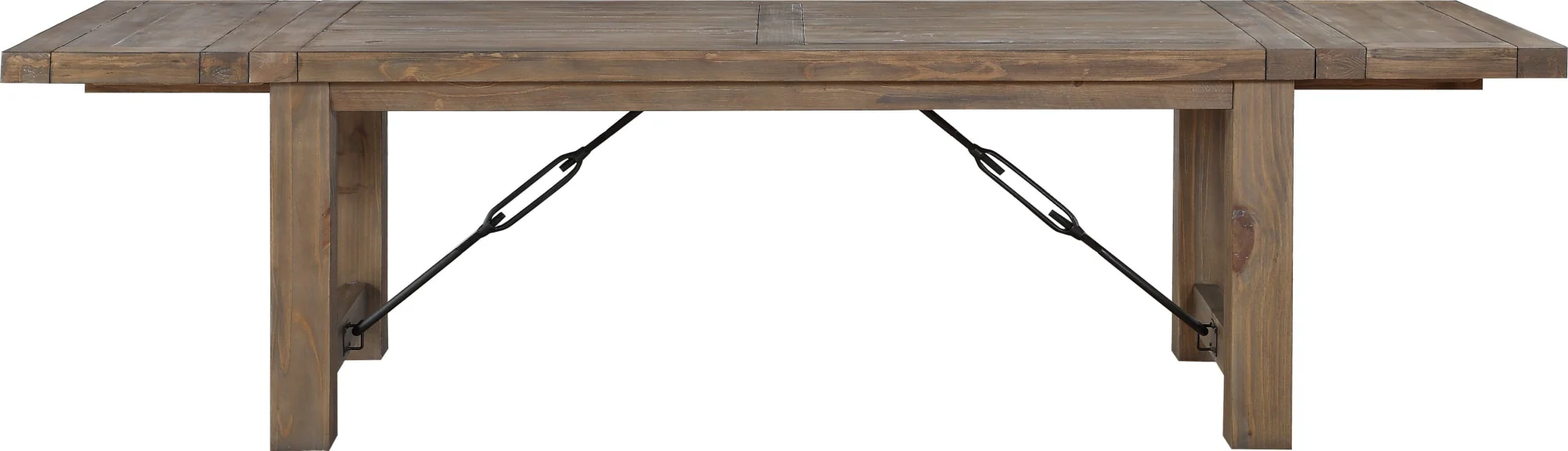 Autumn Flink Oak Solid Wood Extending Dining Table - Image 5