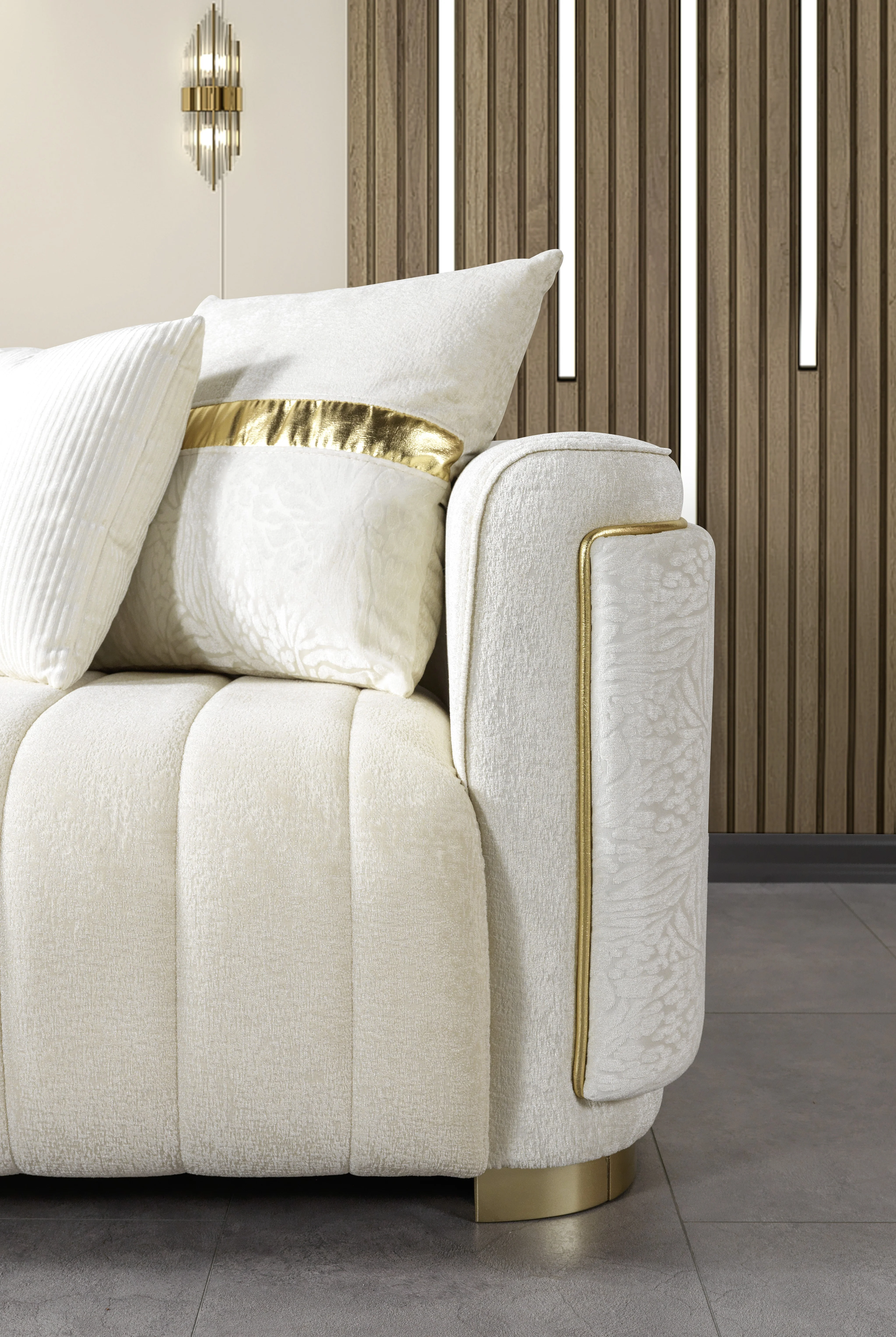 Avanos Cream Living Room Set - Image 10
