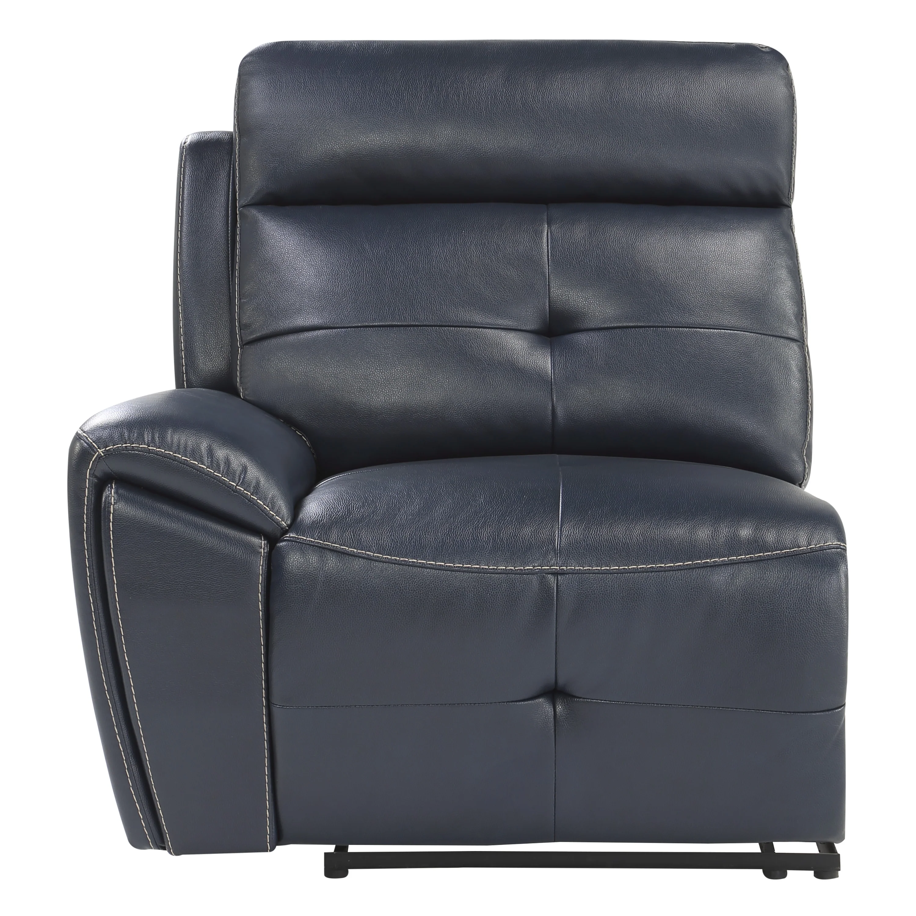 Avenue Navy 7-Piece Modular Reclining Sectional w/ Right Chaise - Image 2