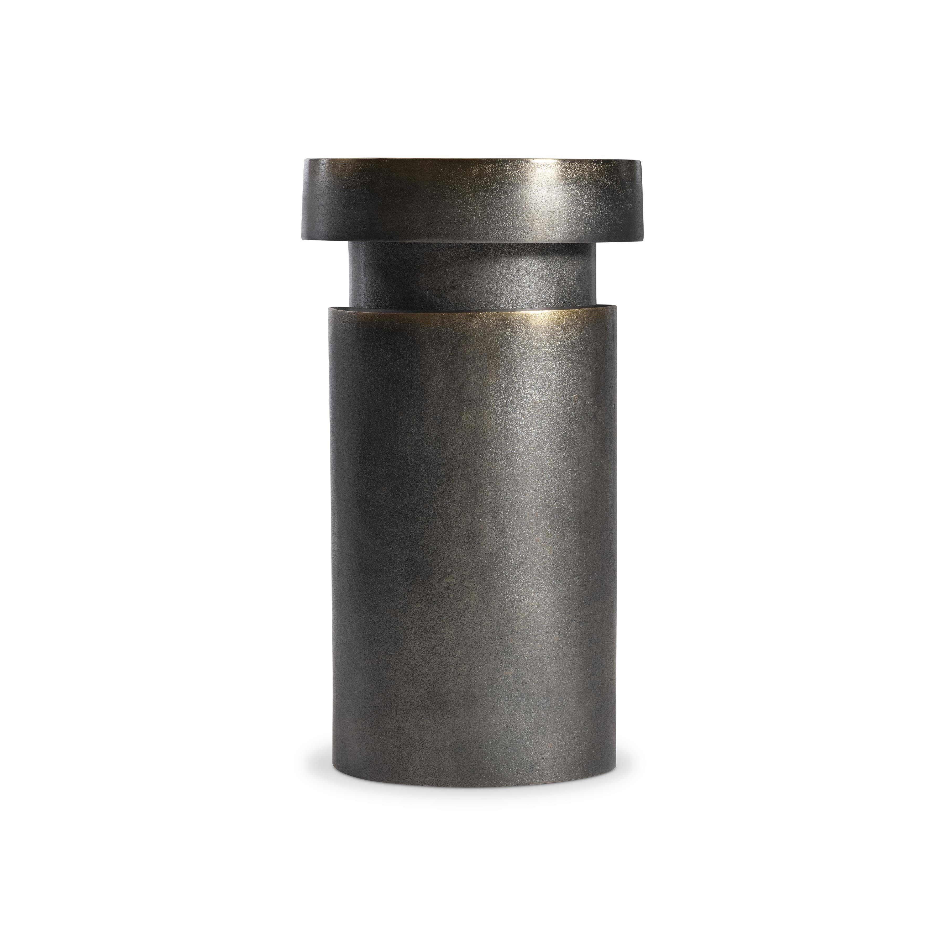 Avi Blackened Brass Accent Table - Image 5