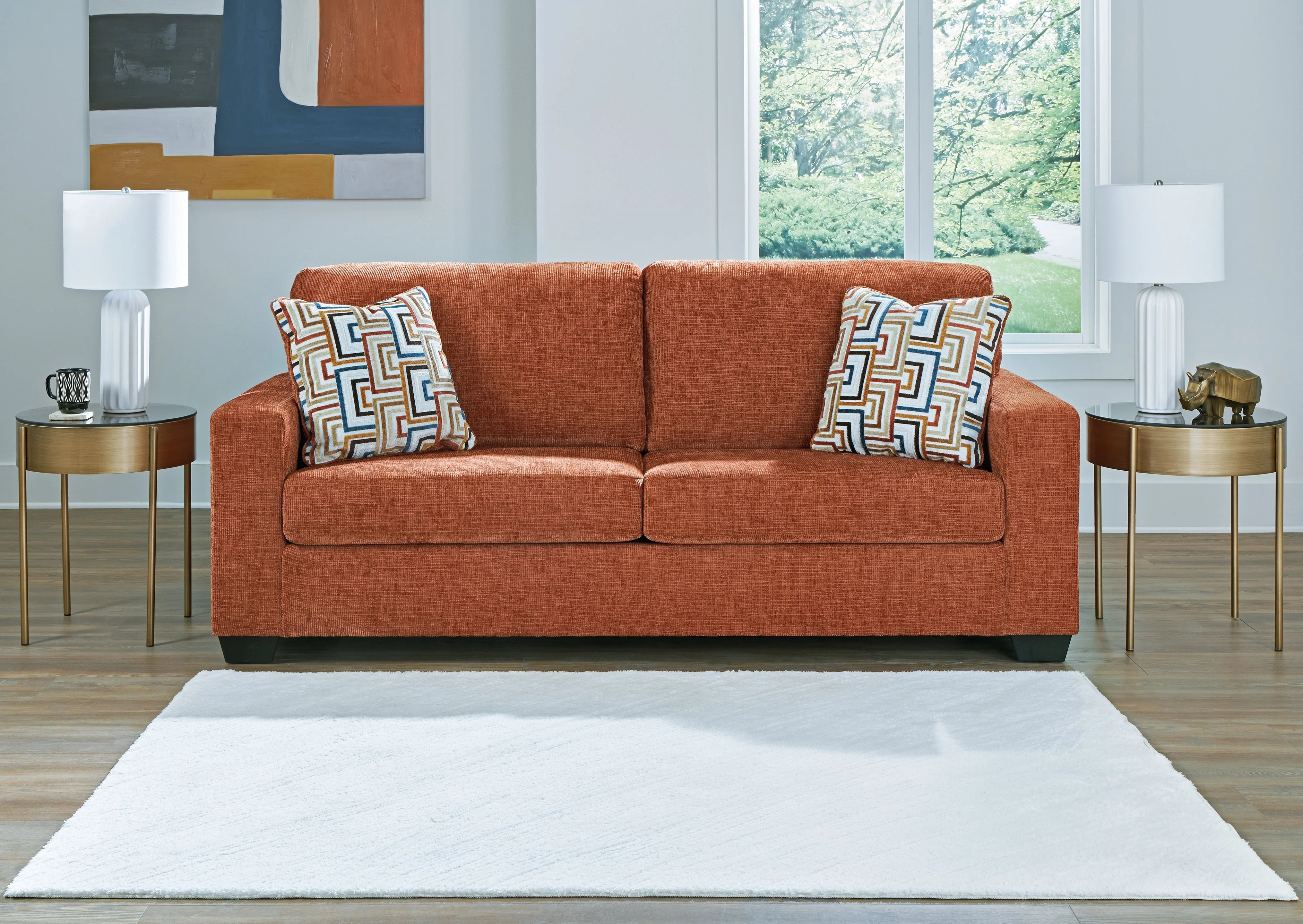 Aviemore Spice Sofa and Ottoman (Online Special Price) - Image 9
