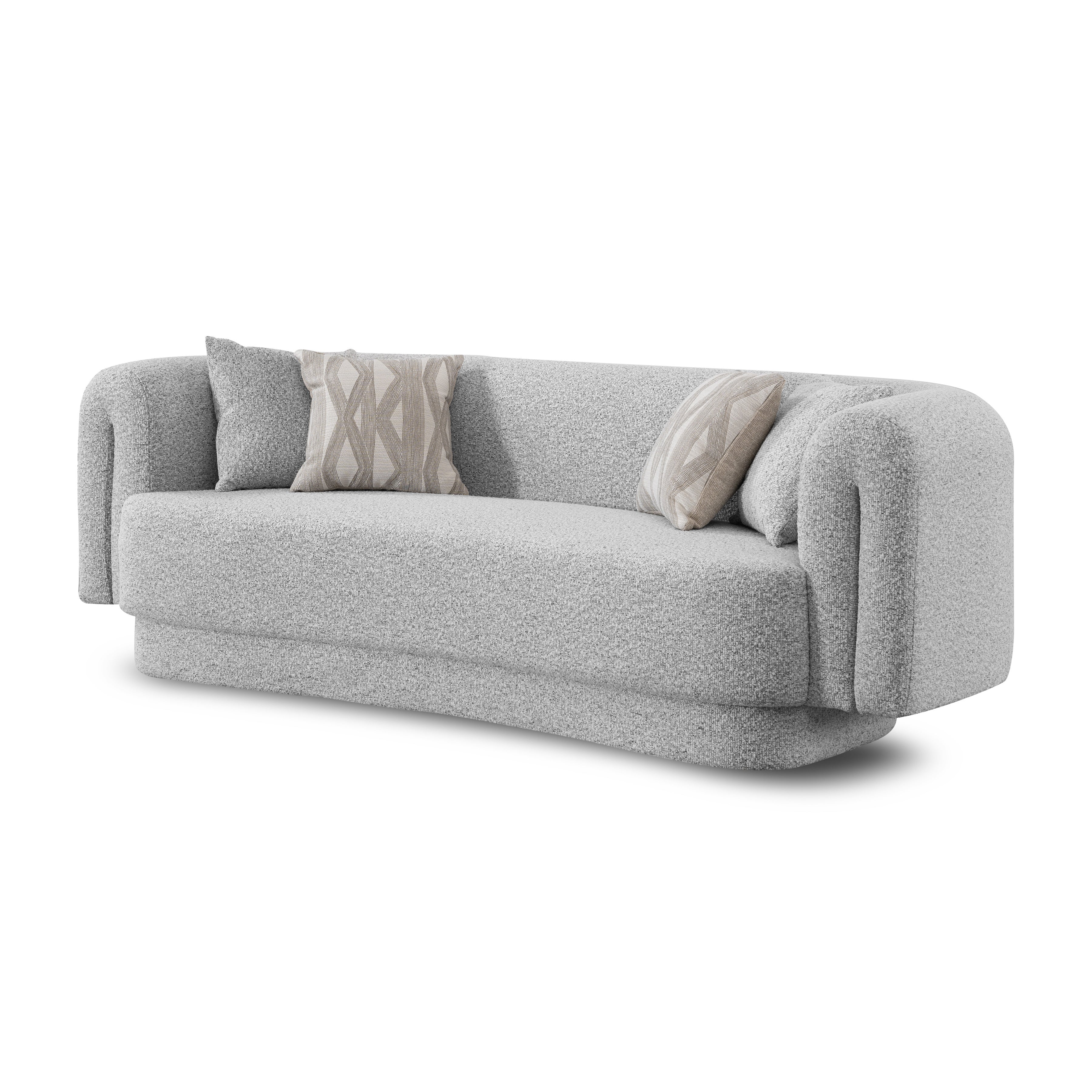 Avila Gray Sofa - Image 2
