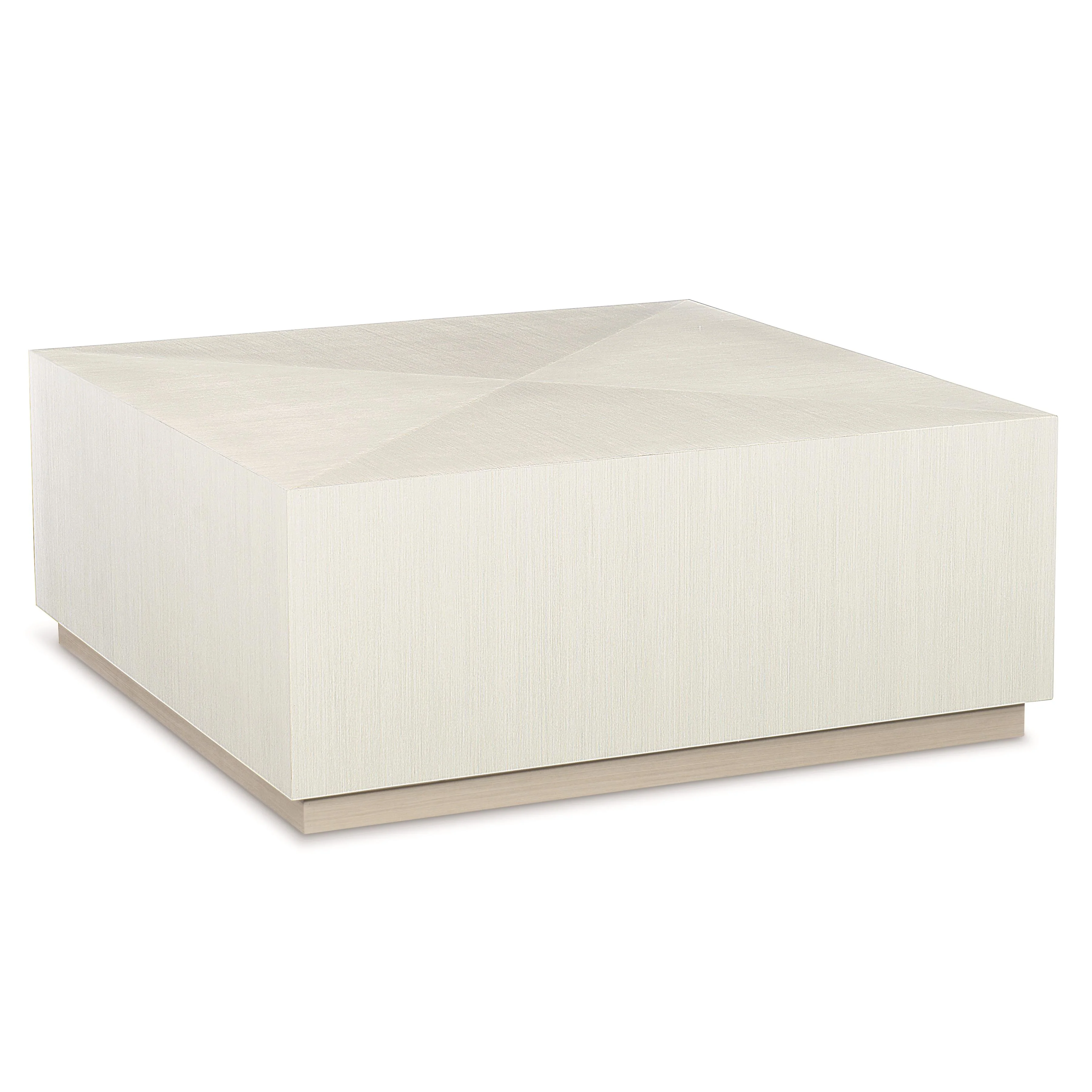 Axiom Linear Grey/Linear White Square Cocktail Table - Image 2